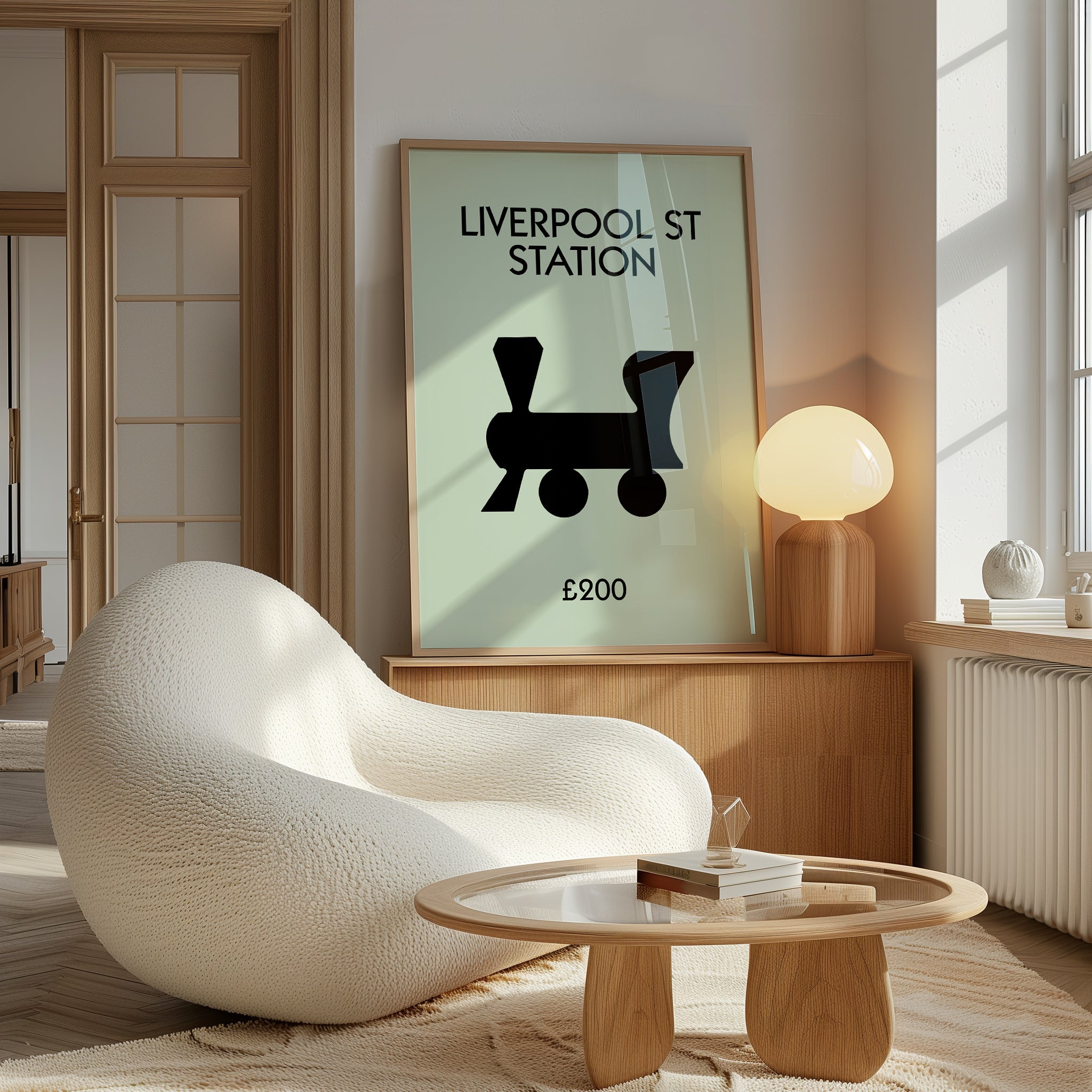 Personalised Game Board Prints (Light Green) - Magic Posters