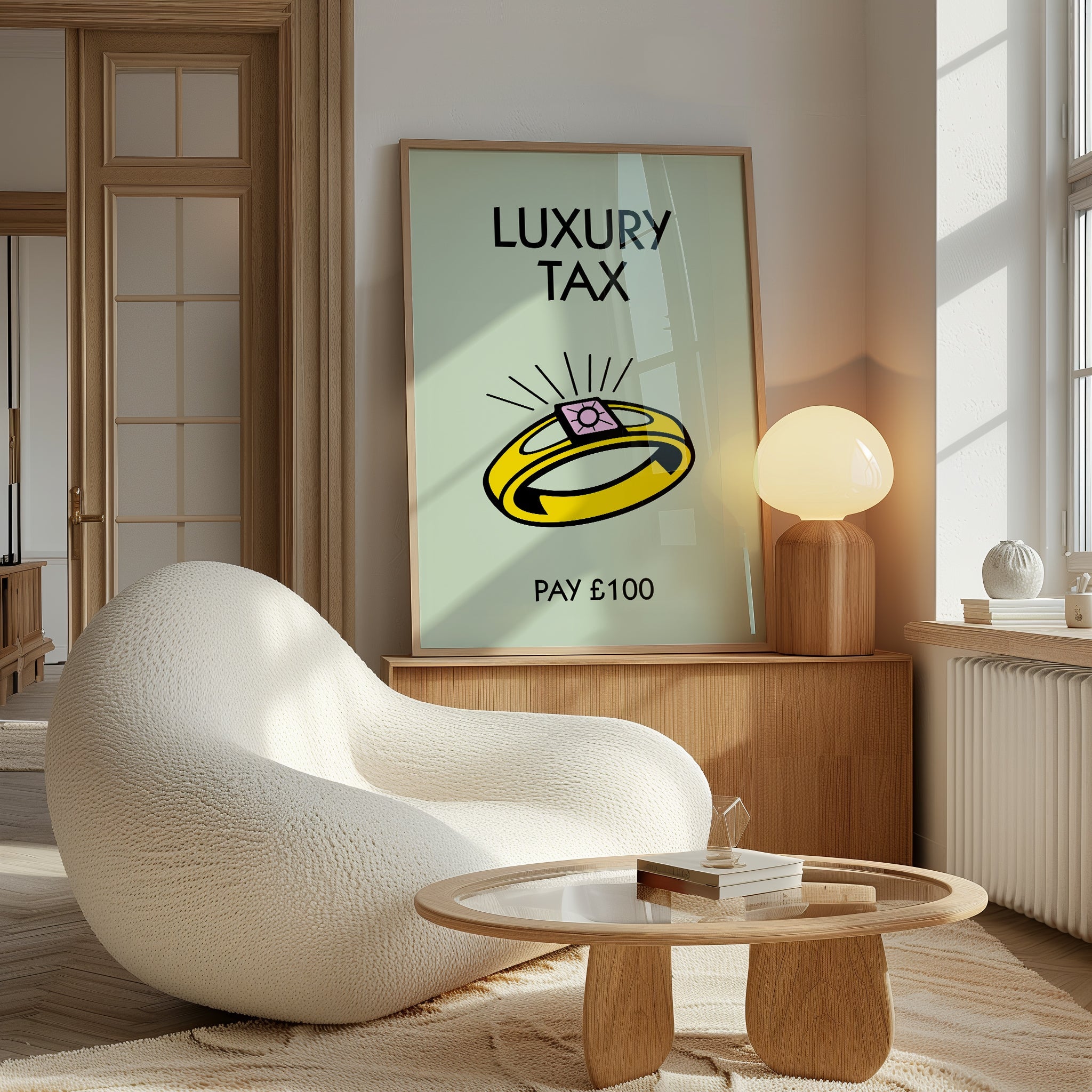 Personalised Game Board Prints (Light Green) - Magic Posters