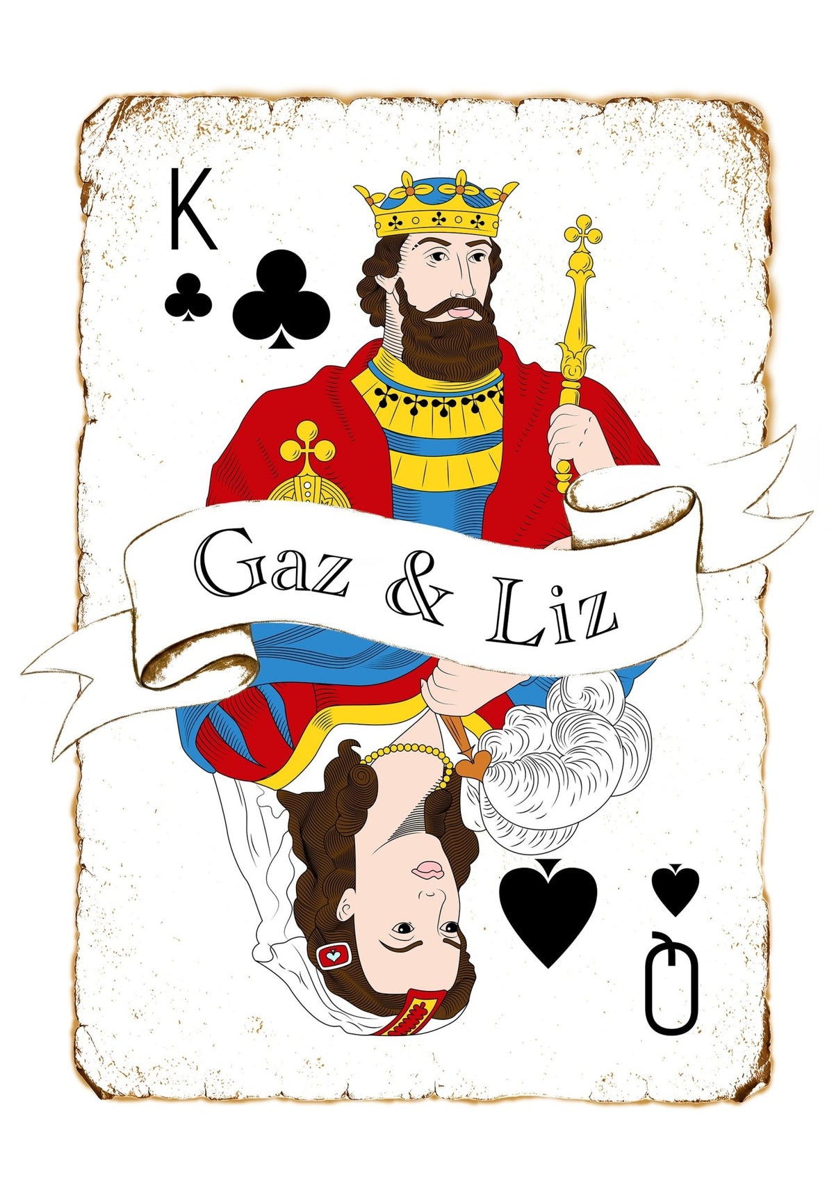 Personalised Playing Card Print