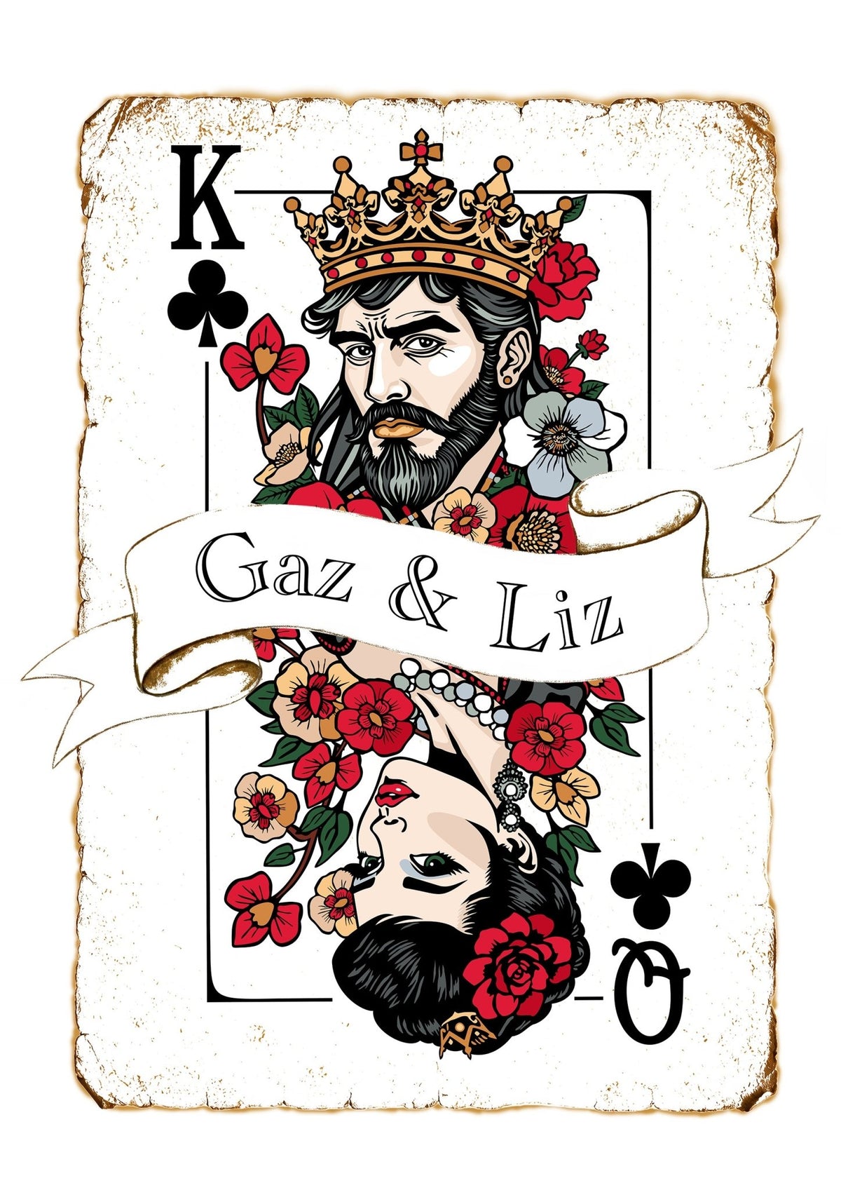 Personalised Playing Card Print