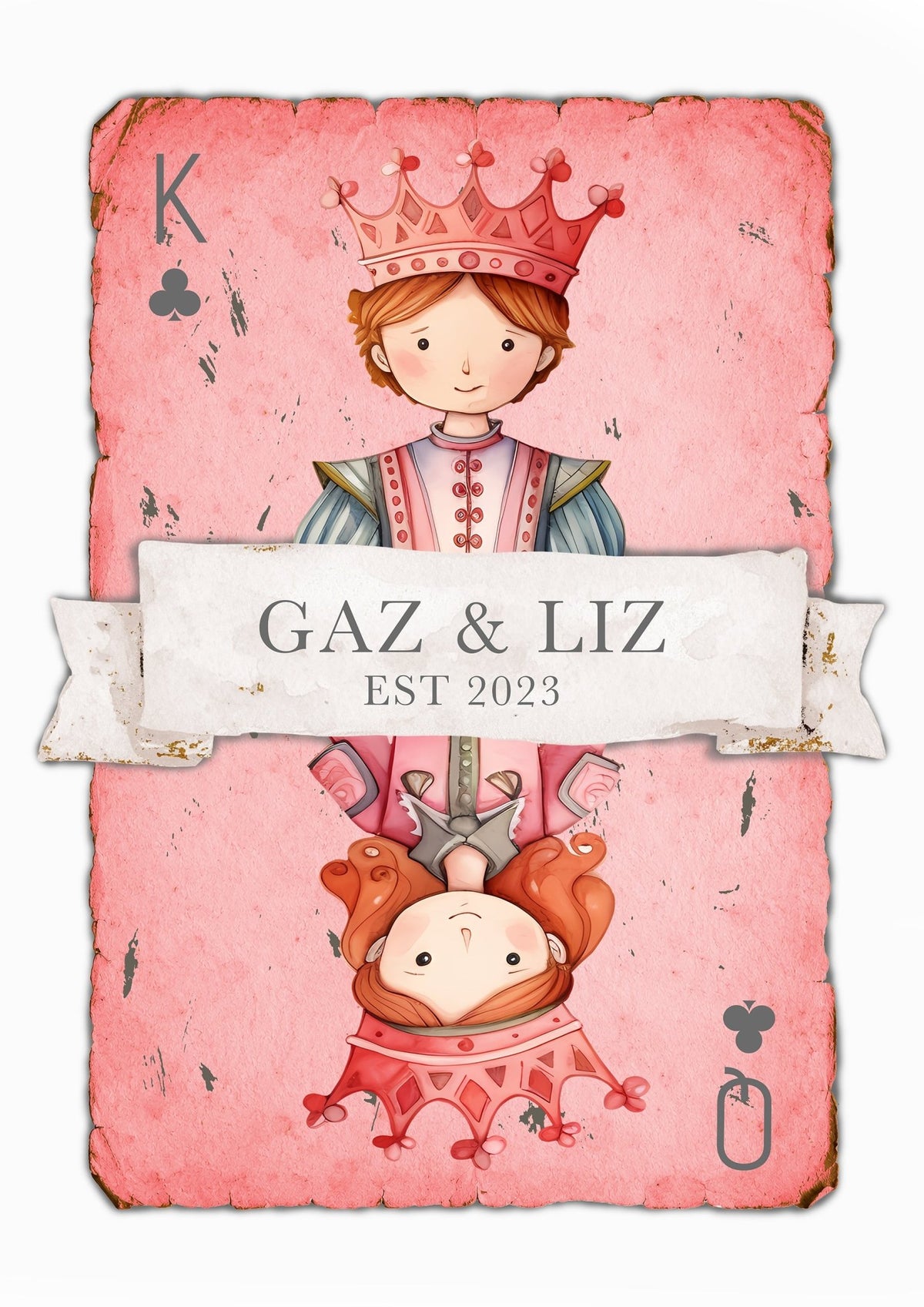 Personalised Playing Card Print