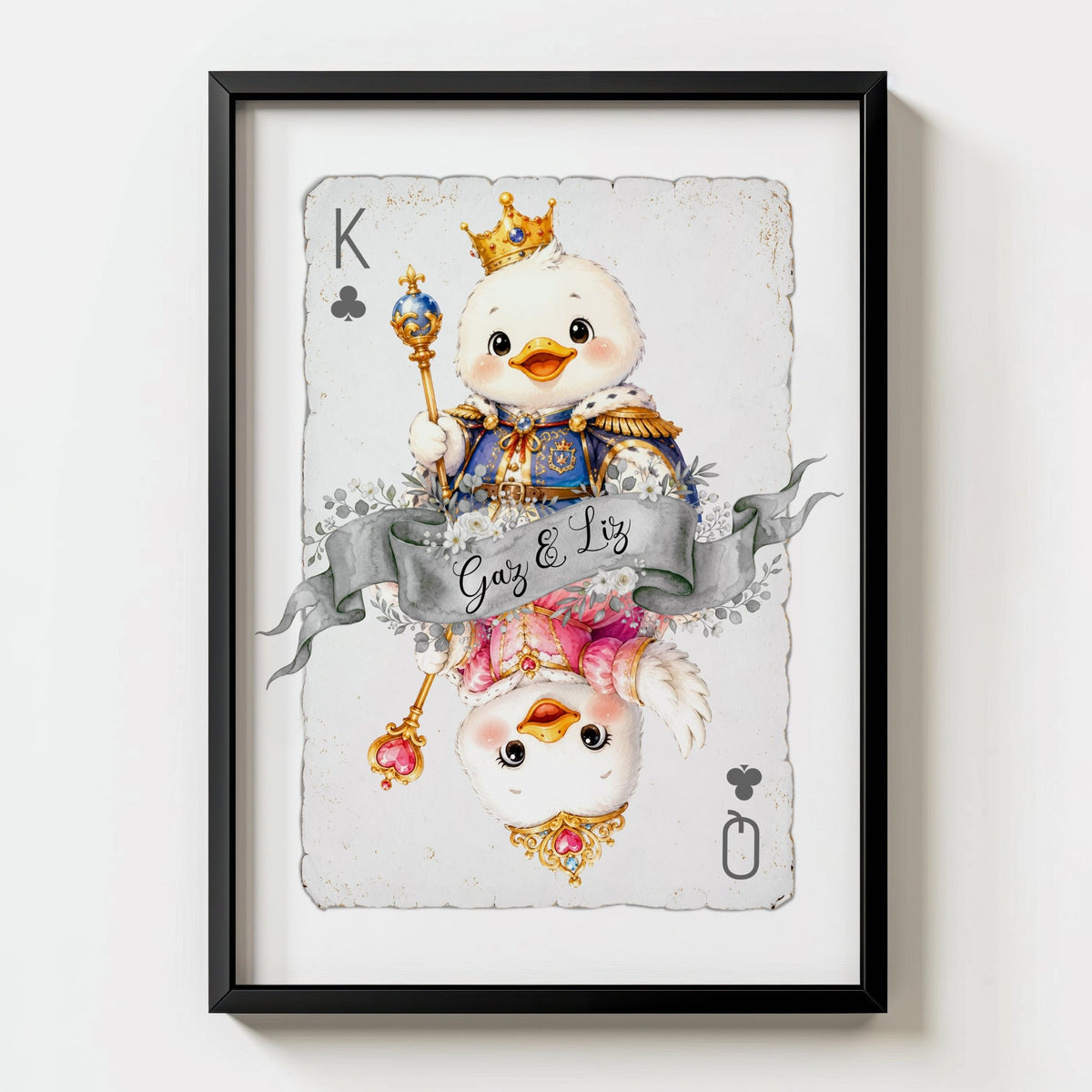 Personalised Playing Card Print - Card 17 - Magic Posters