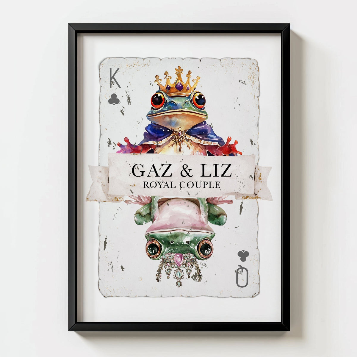 Personalised Playing Card Print - Card 18 - Magic Posters