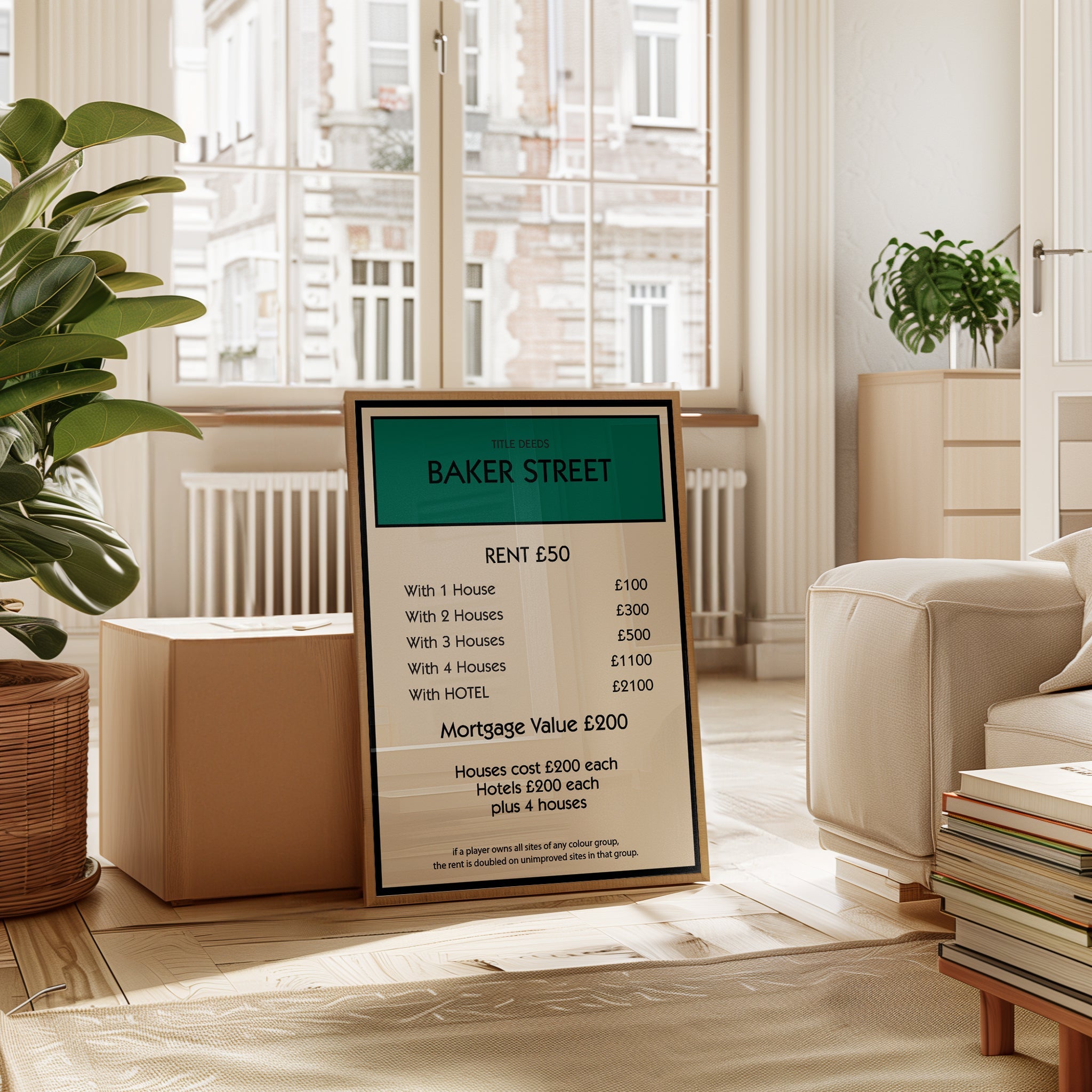 Personalised Property Card Print - Magic Posters