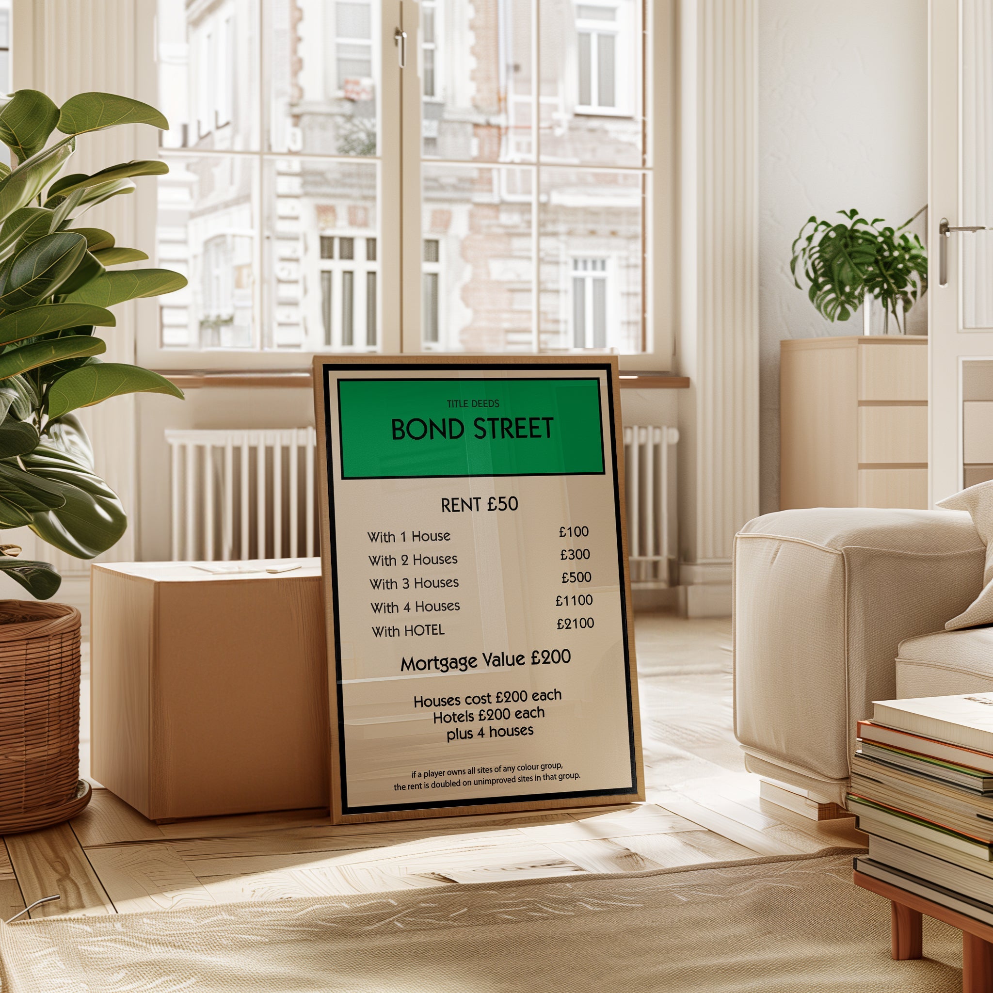 Personalised Property Card Print - Magic Posters