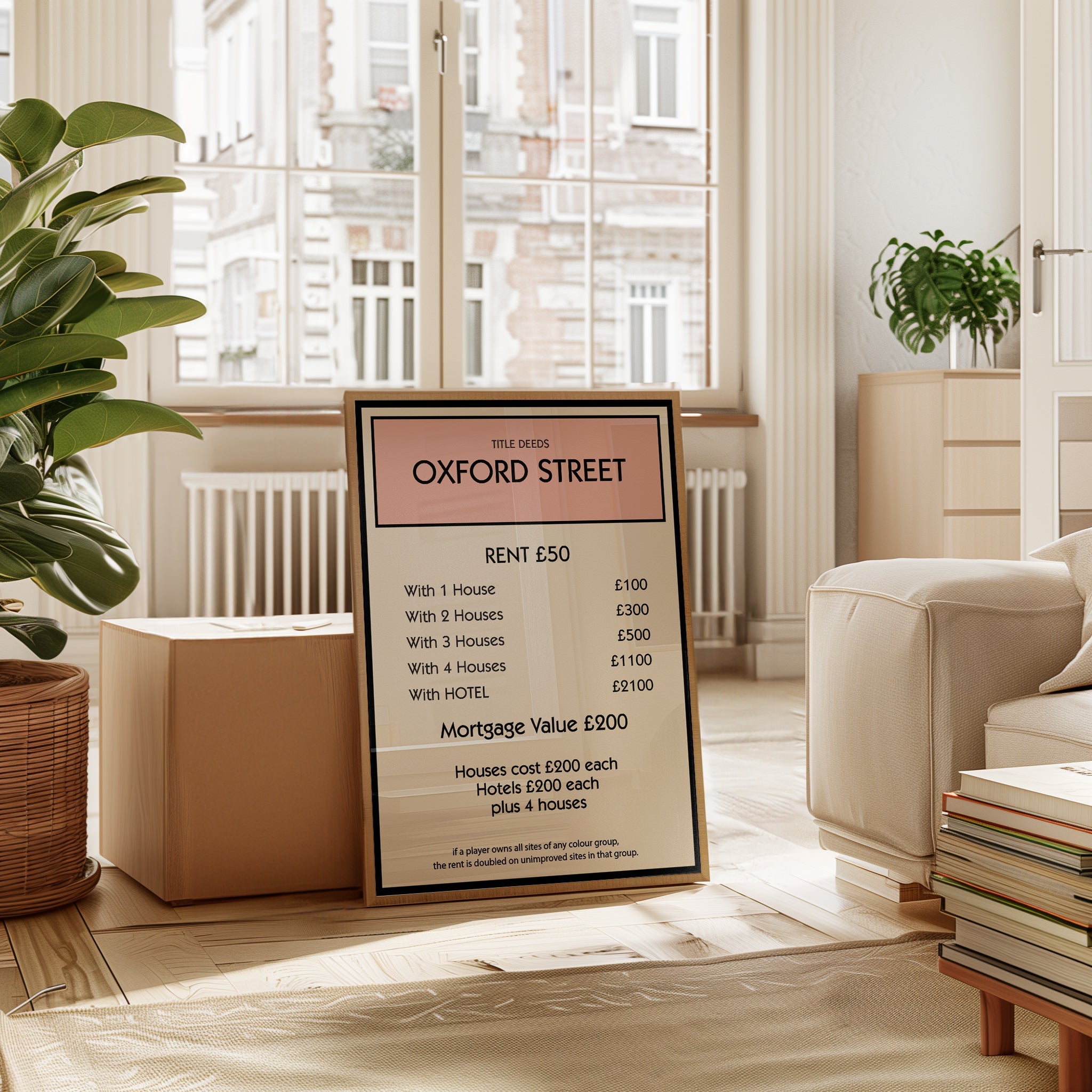 Personalised Property Card Print - Magic Posters