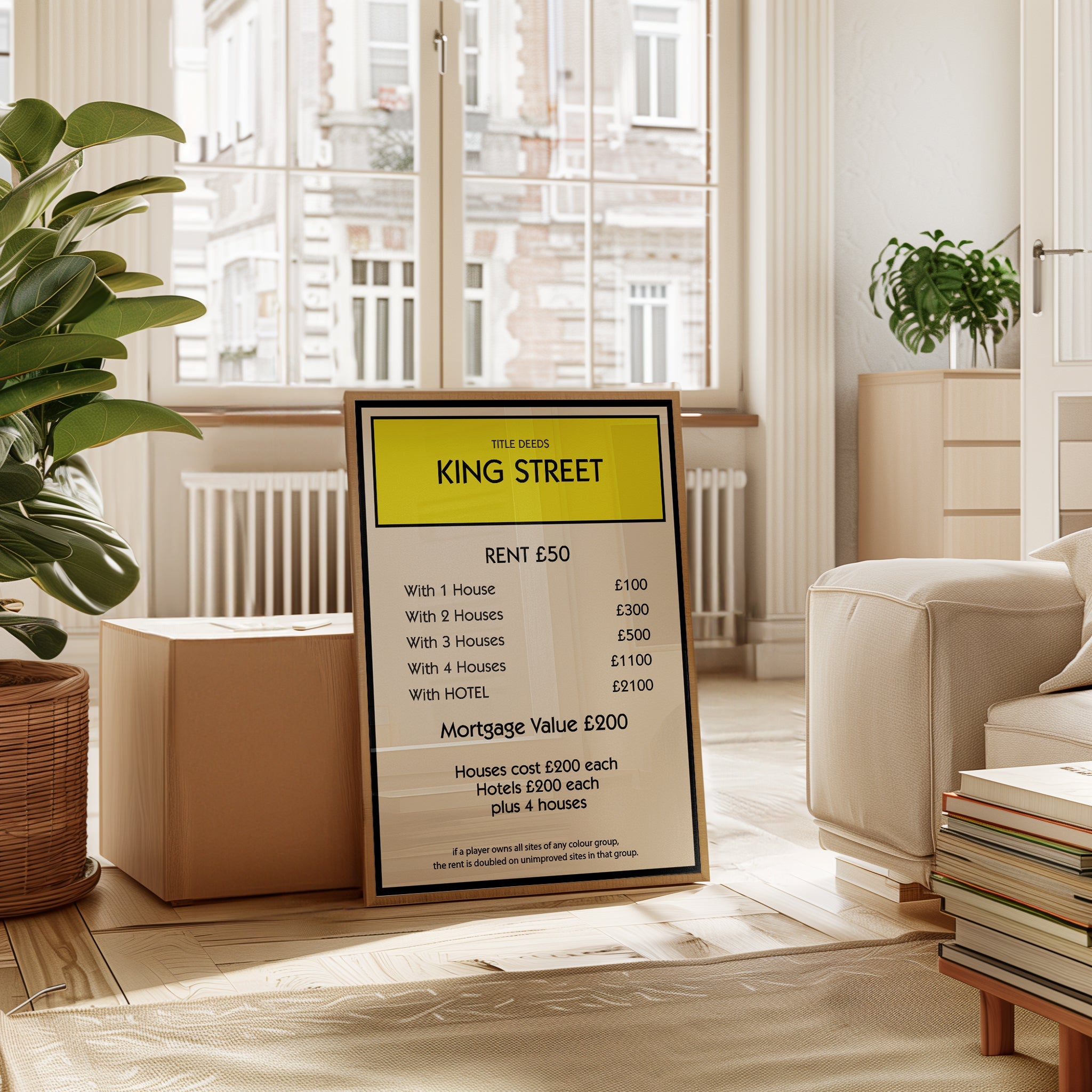 Personalised Property Card Print - Magic Posters