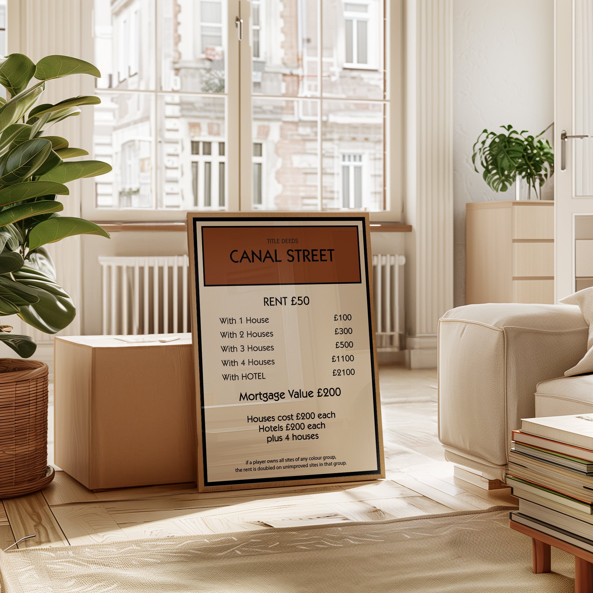 Personalised Property Card Print - Magic Posters