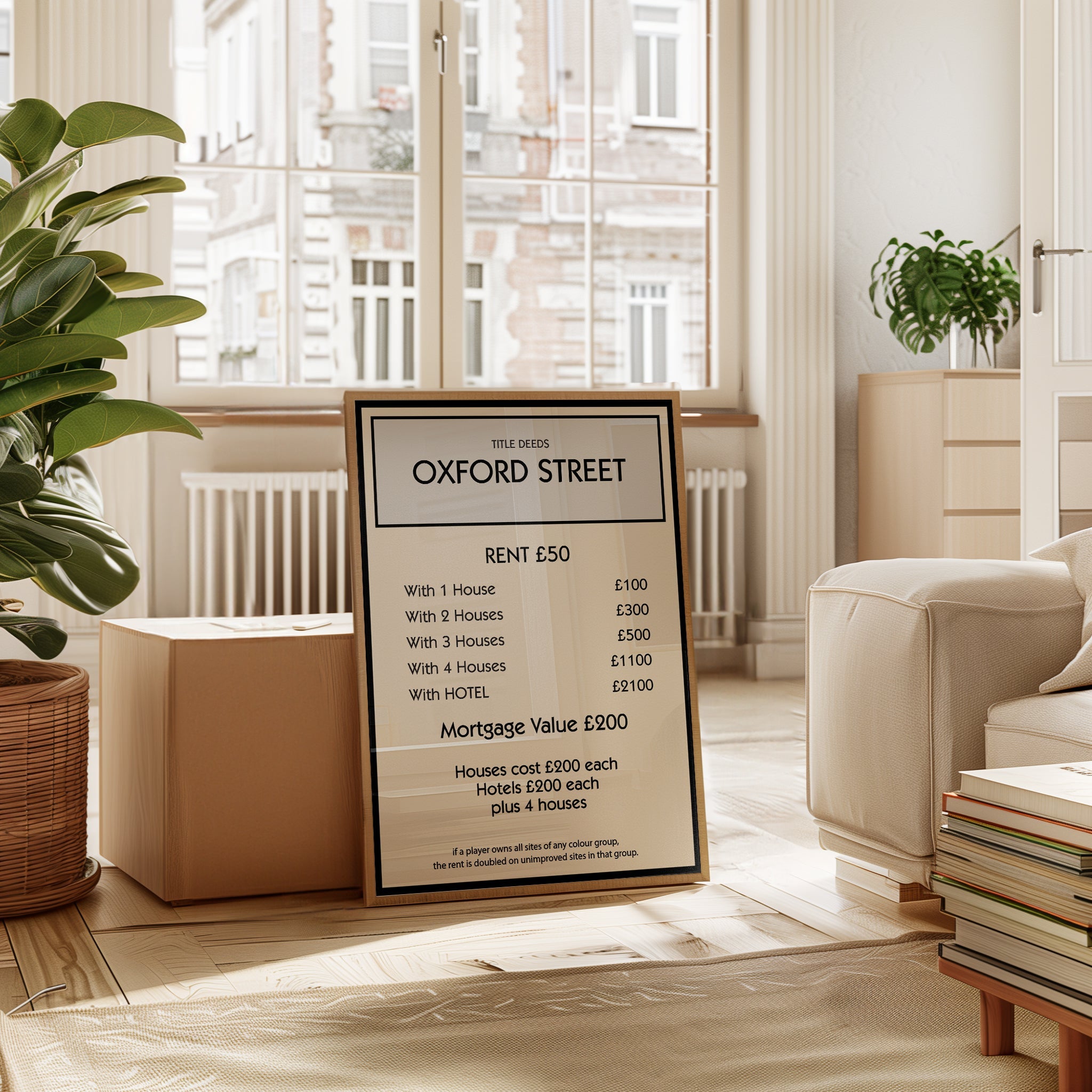 Personalised Property Card Print - Magic Posters