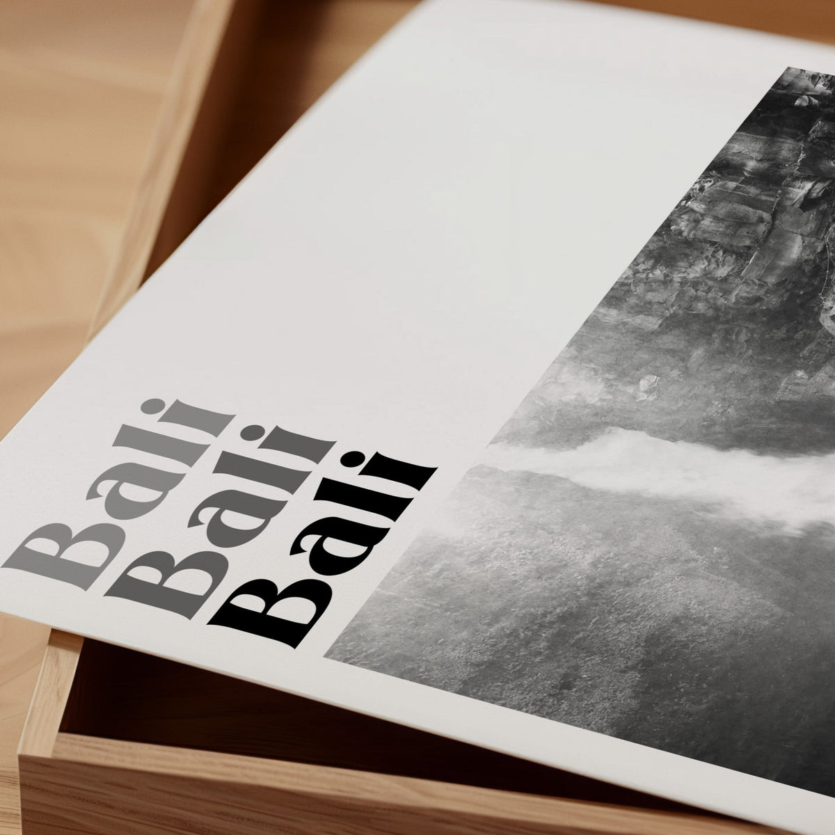 Personalised Retro Holiday Travel Black And White Photo Print - Magic Posters
