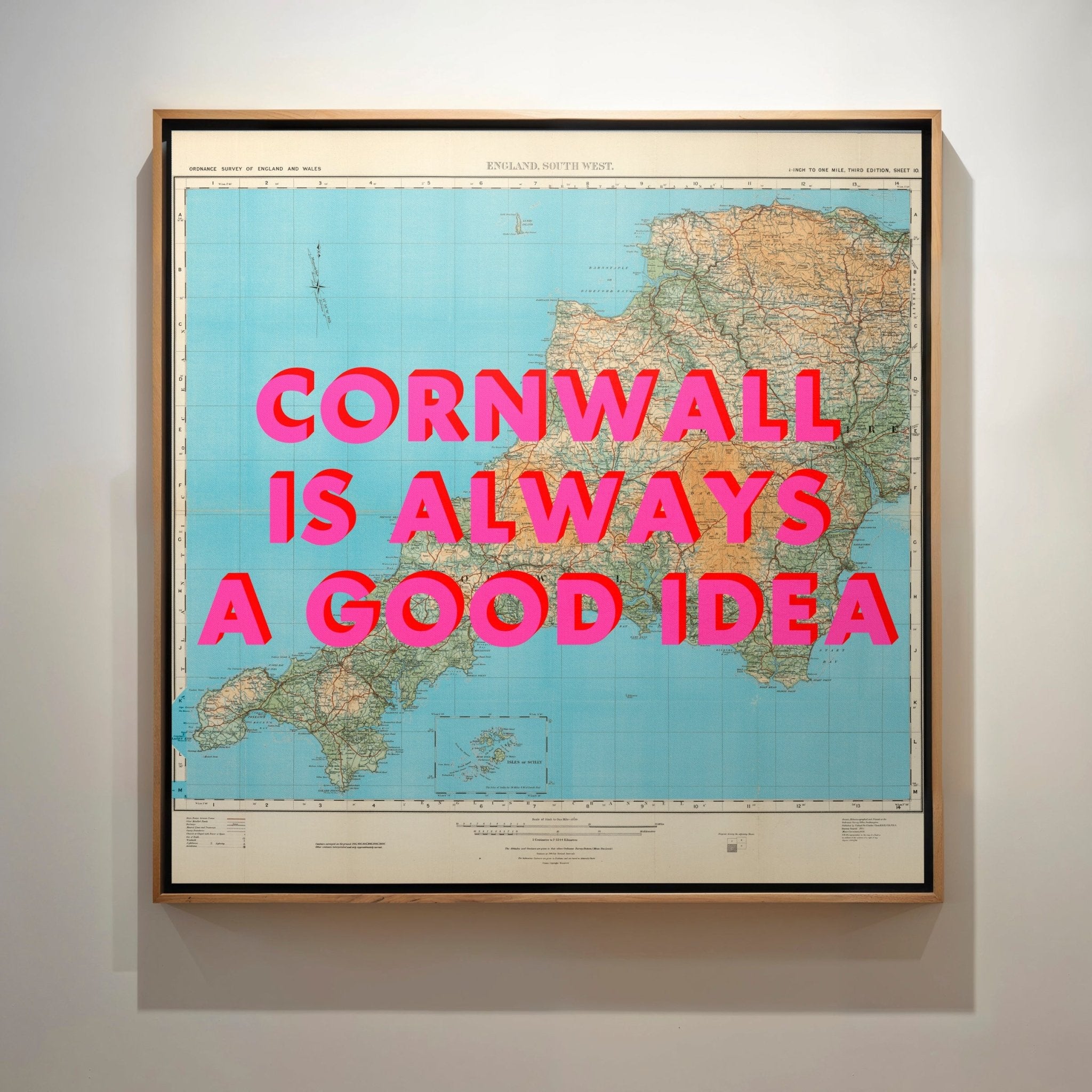 Personalised Retro Pop Art Map Print (Any Location) - Magic Posters