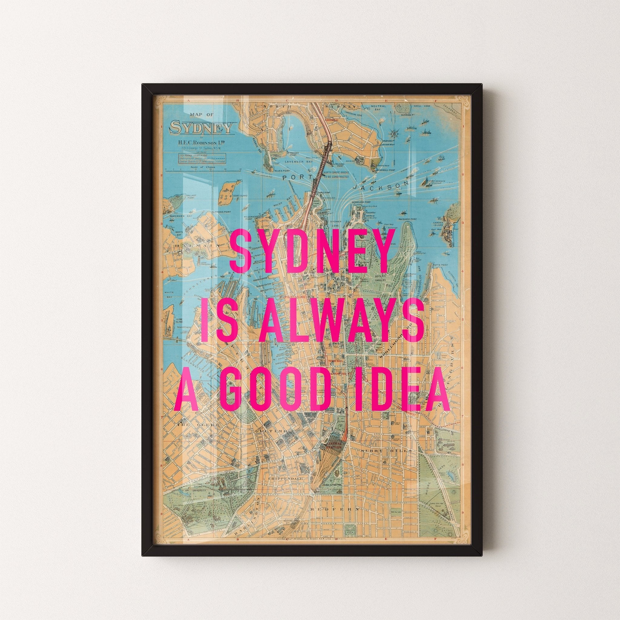 Personalised Retro Pop Art Map Print (Any Location) - Magic Posters