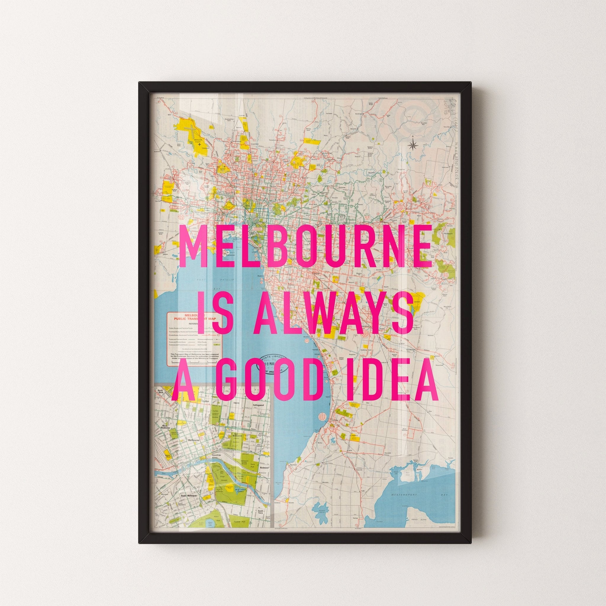 Personalised Retro Pop Art Map Print (Any Location) - Magic Posters