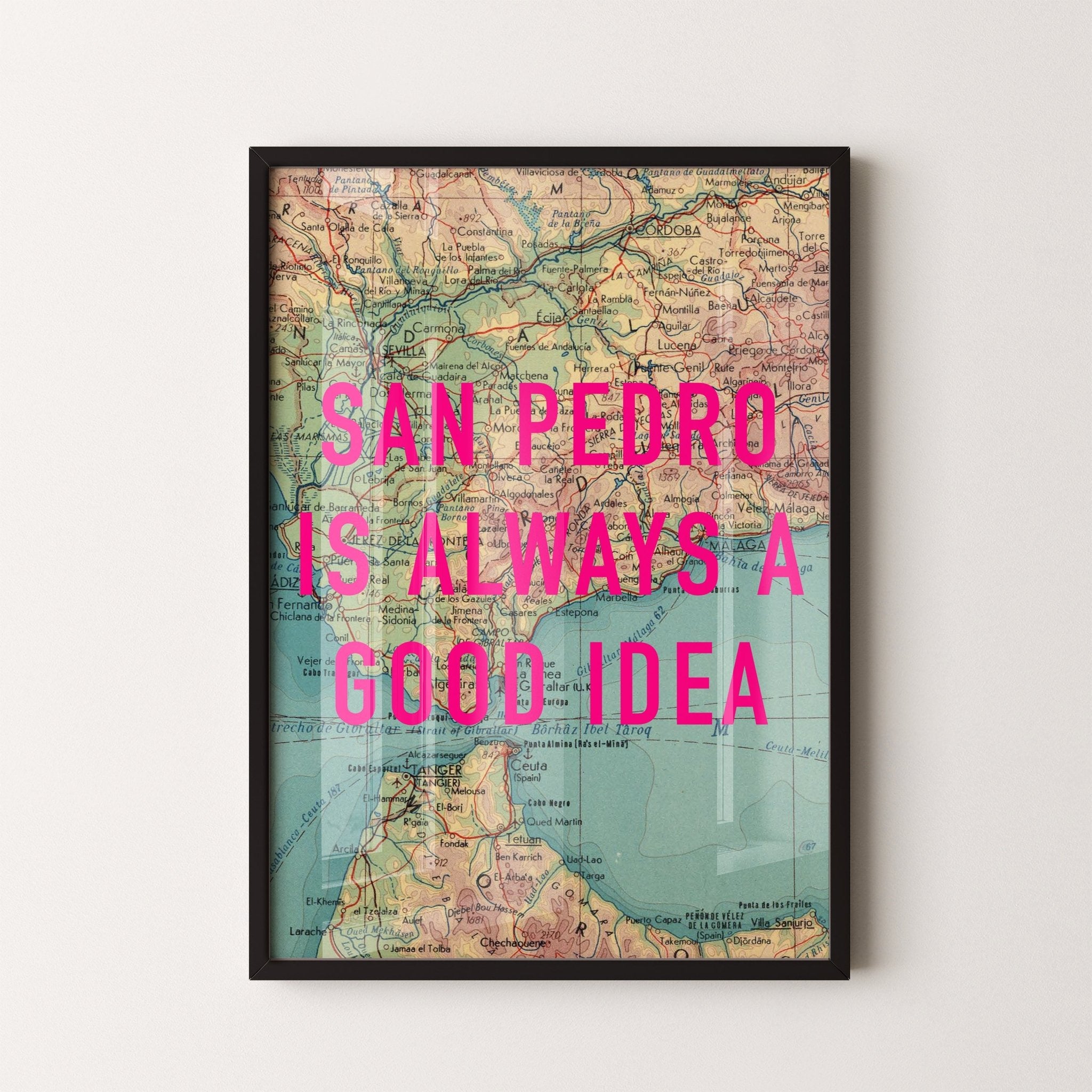 Personalised Retro Pop Art Map Print - New this week! - Magic Posters