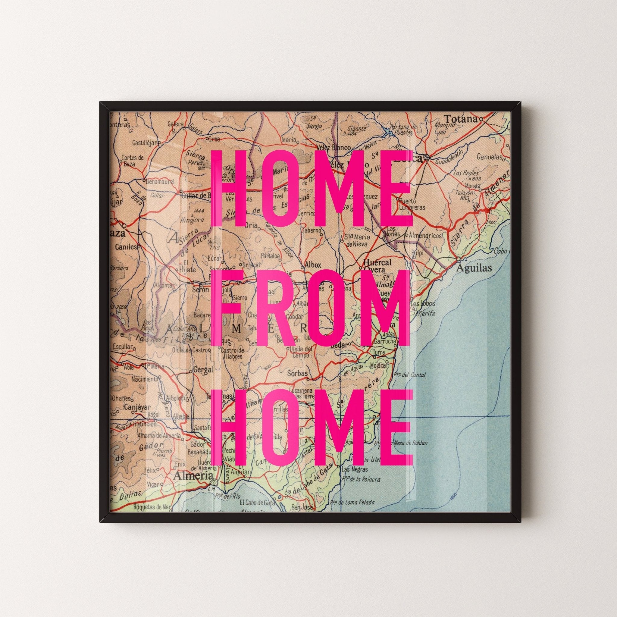 Personalised Retro Pop Art Map Print - New this week! - Magic Posters