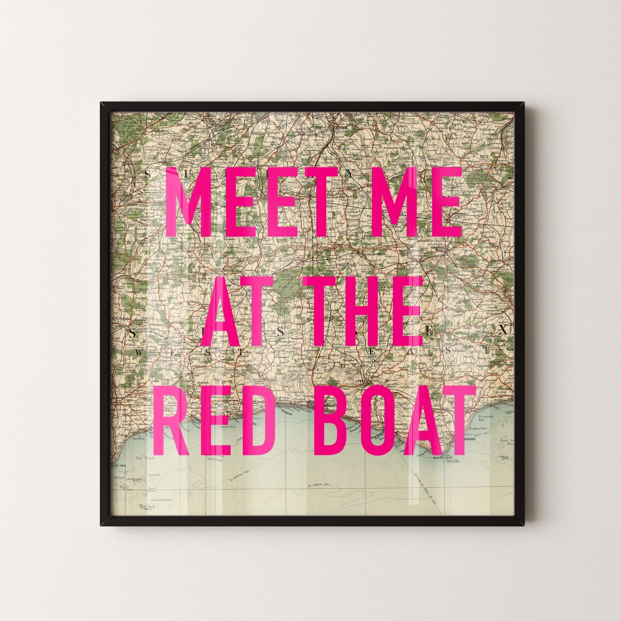 Personalised Retro Pop Art Map Print - New this week! - Magic Posters