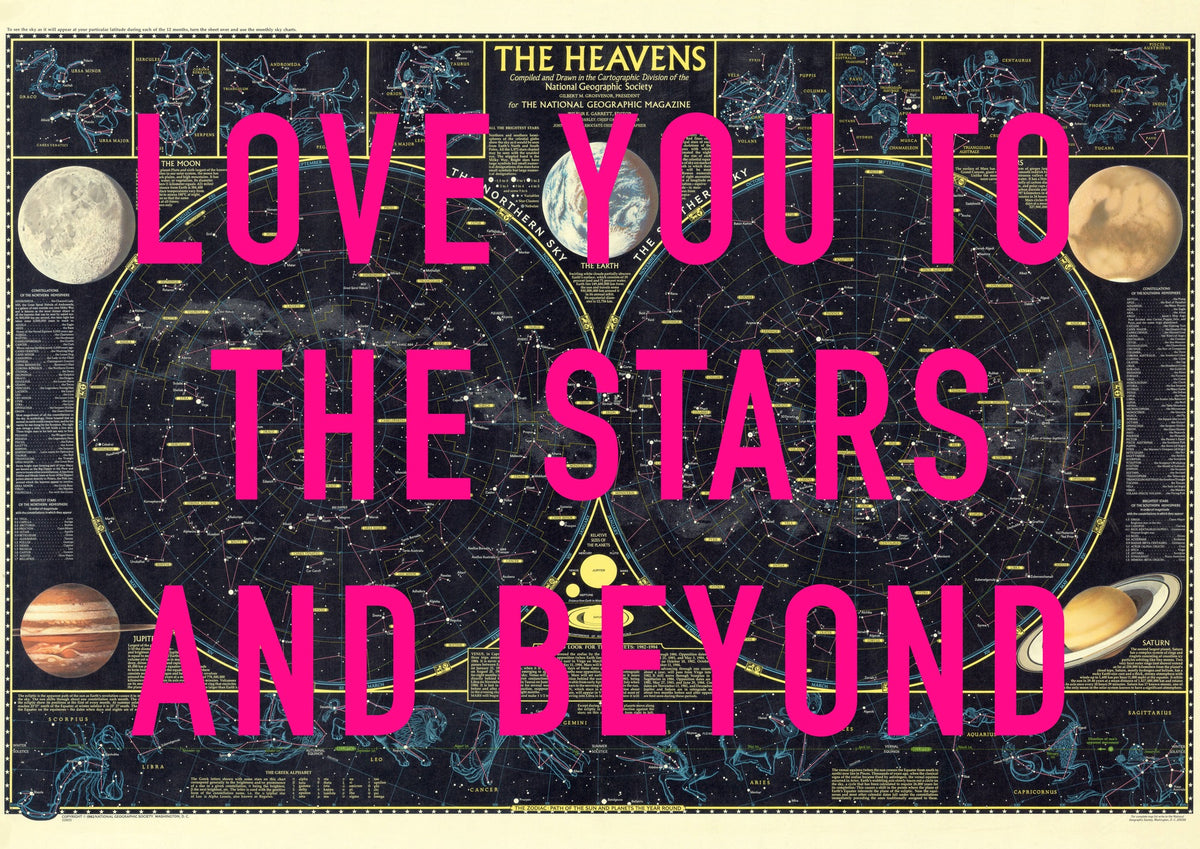 Personalised Retro Pop Art Stars Print
