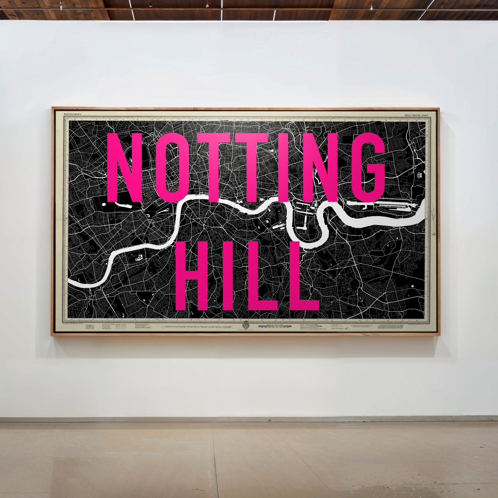 Personalised Retro Pop Art Street Name Map Print - Magic Posters