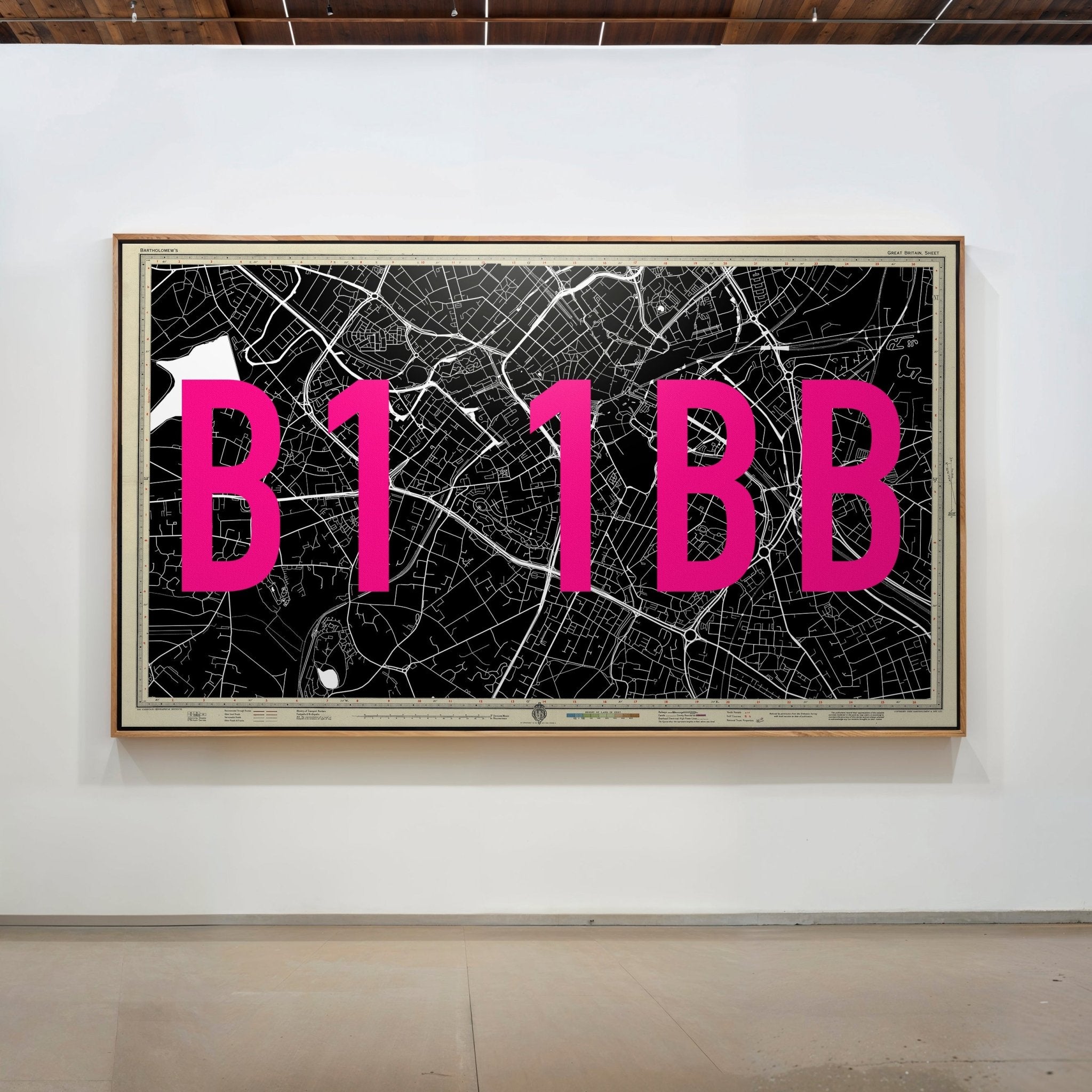 Personalised Retro Pop Art Street Name Map Print - Magic Posters