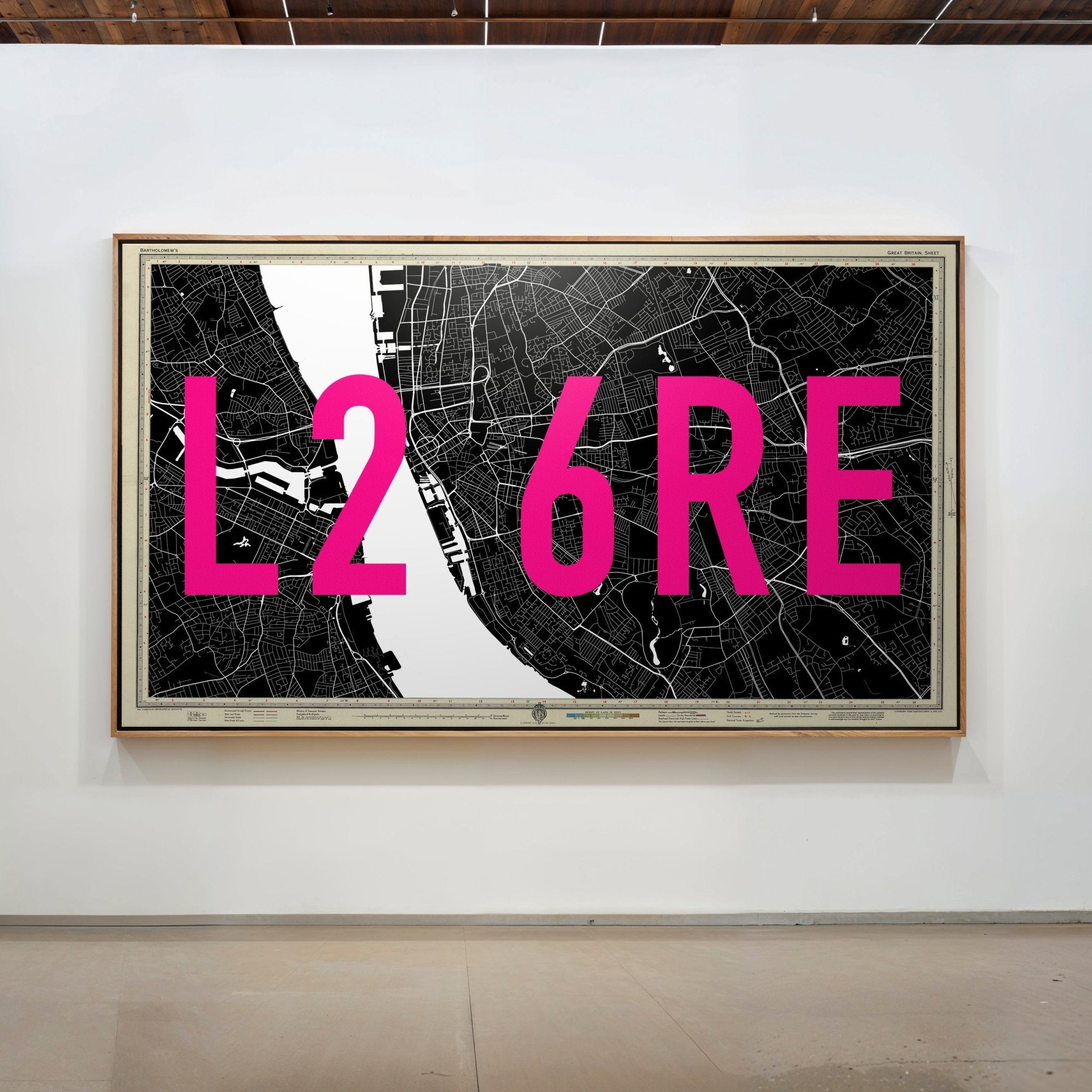 Personalised Retro Pop Art Street Name Map Print - Magic Posters