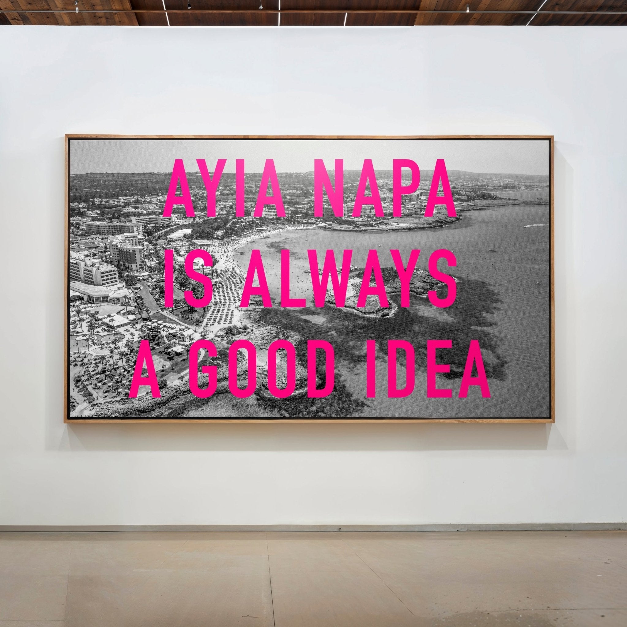 Personalised Retro Travel Photo Pop Art Print (Monochrome) - Magic Posters