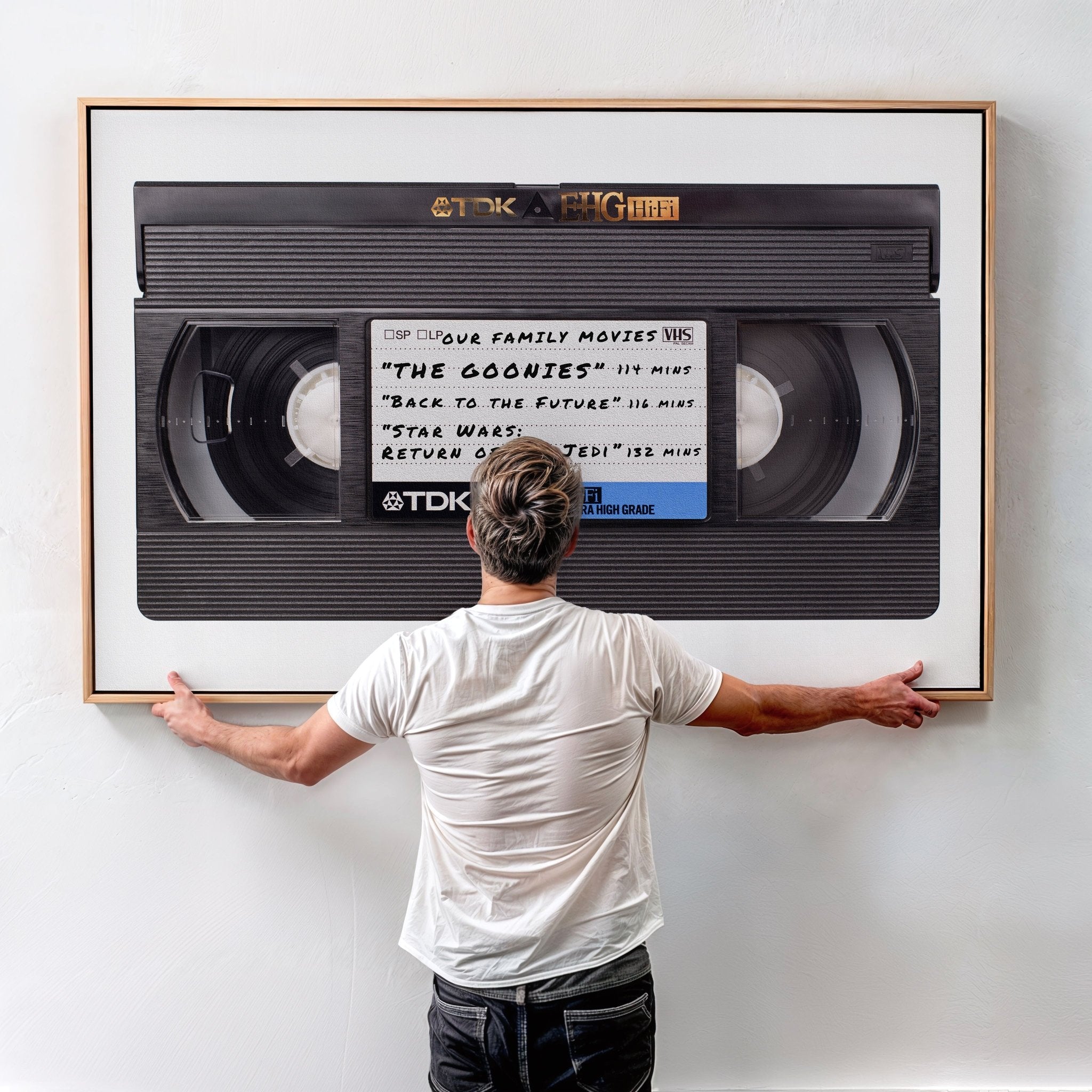 Personalised Retro VHS Cassette Print - Magic Posters