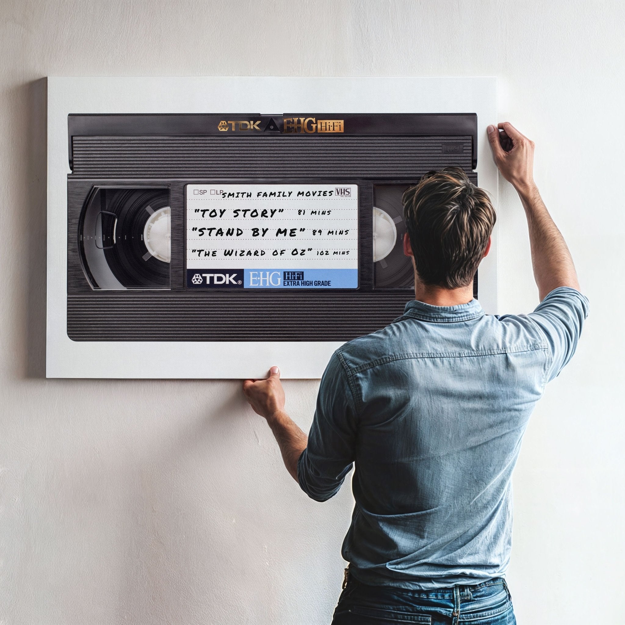 Personalised Retro VHS Cassette Print - Magic Posters
