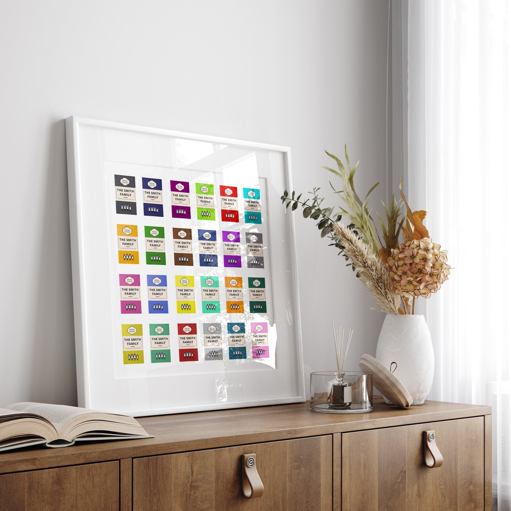 Personalised Special Edition Multi Book Print (Square) - Magic Posters