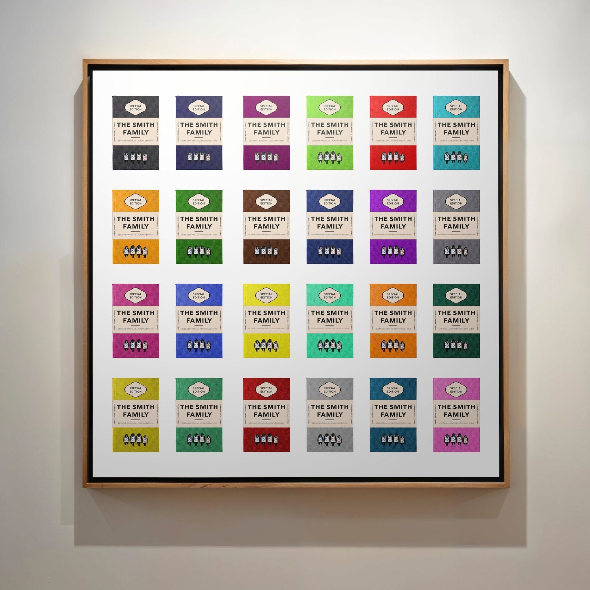 Personalised Special Edition Multi Book Print (Square) - Magic Posters