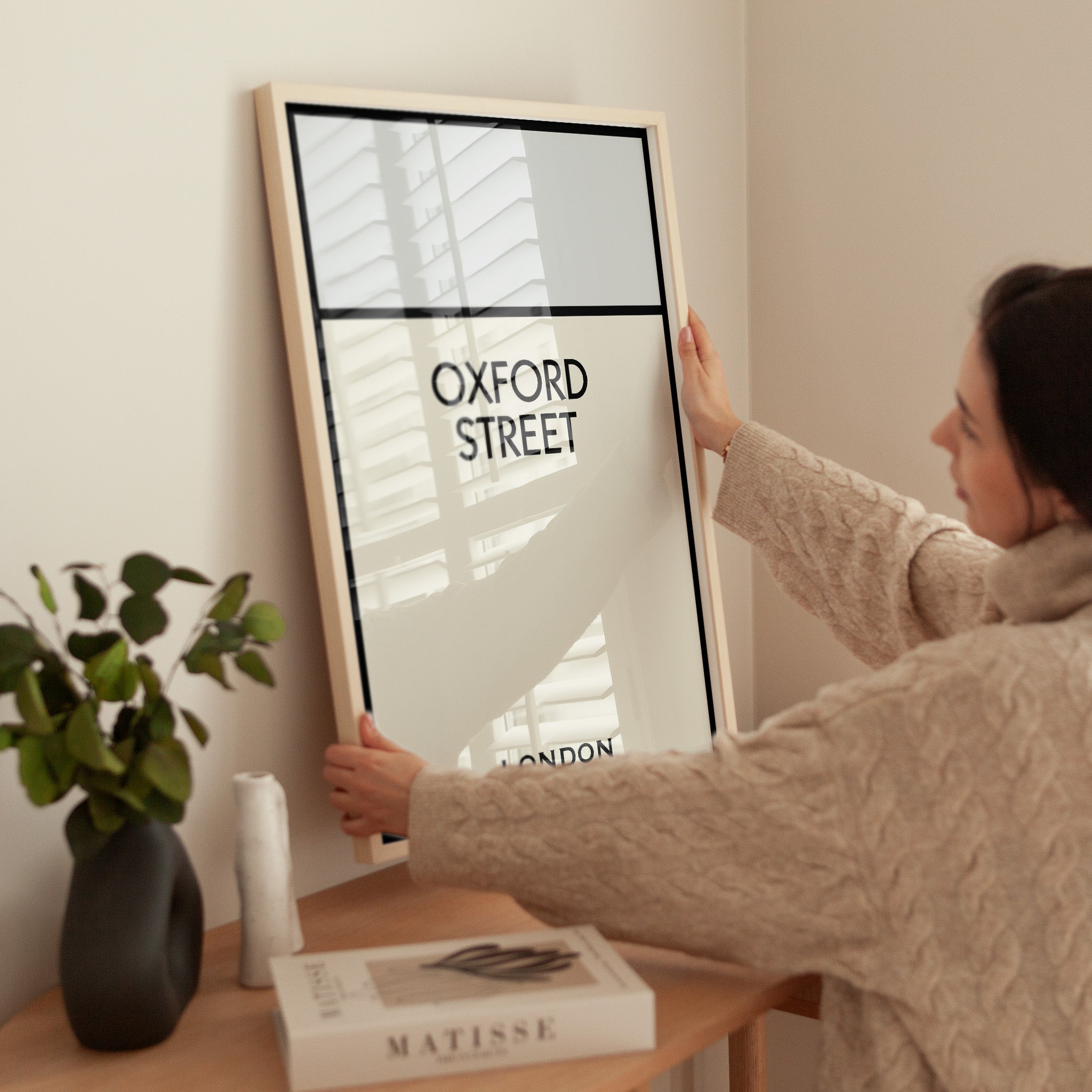 Personalised Street Name Spacer Framed Print (UK Only) New This Week! - Magic Posters