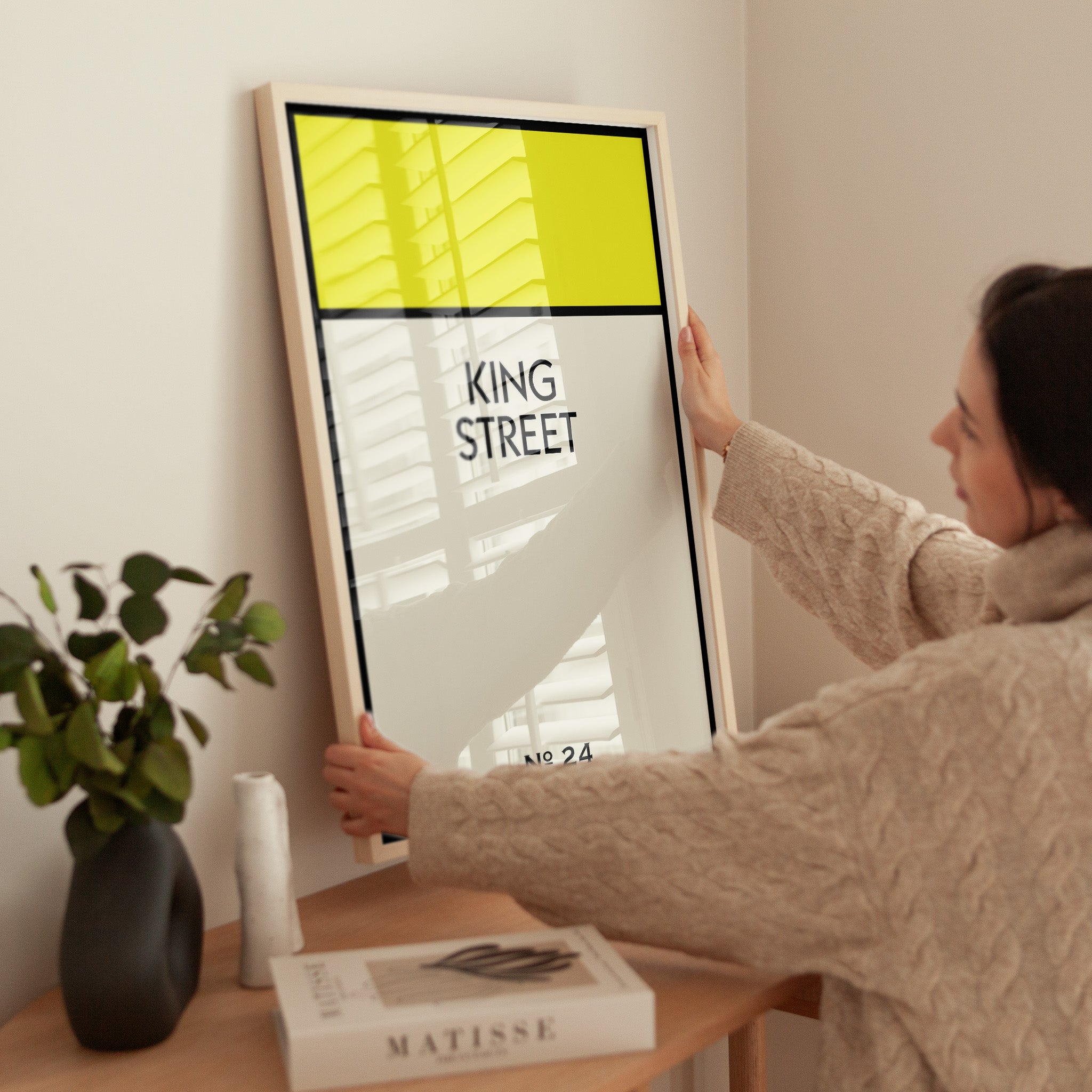 Personalised Street Name Spacer Framed Print (UK Only) New This Week! - Magic Posters