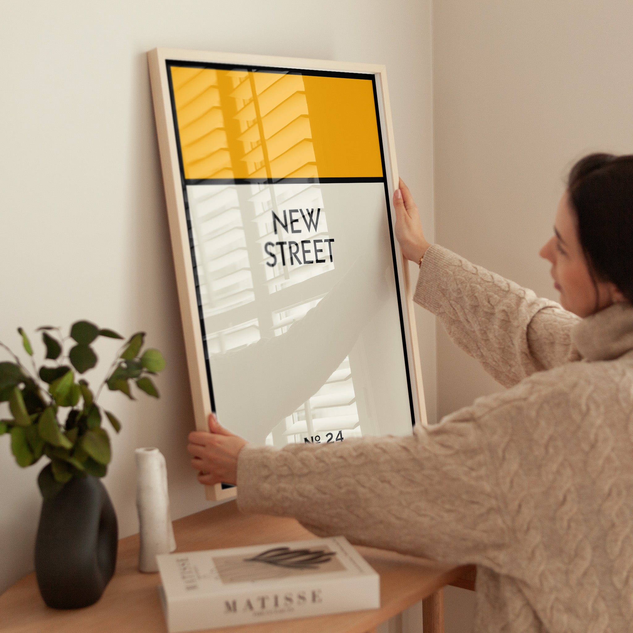 Personalised Street Name Spacer Framed Print (UK Only) New This Week! - Magic Posters