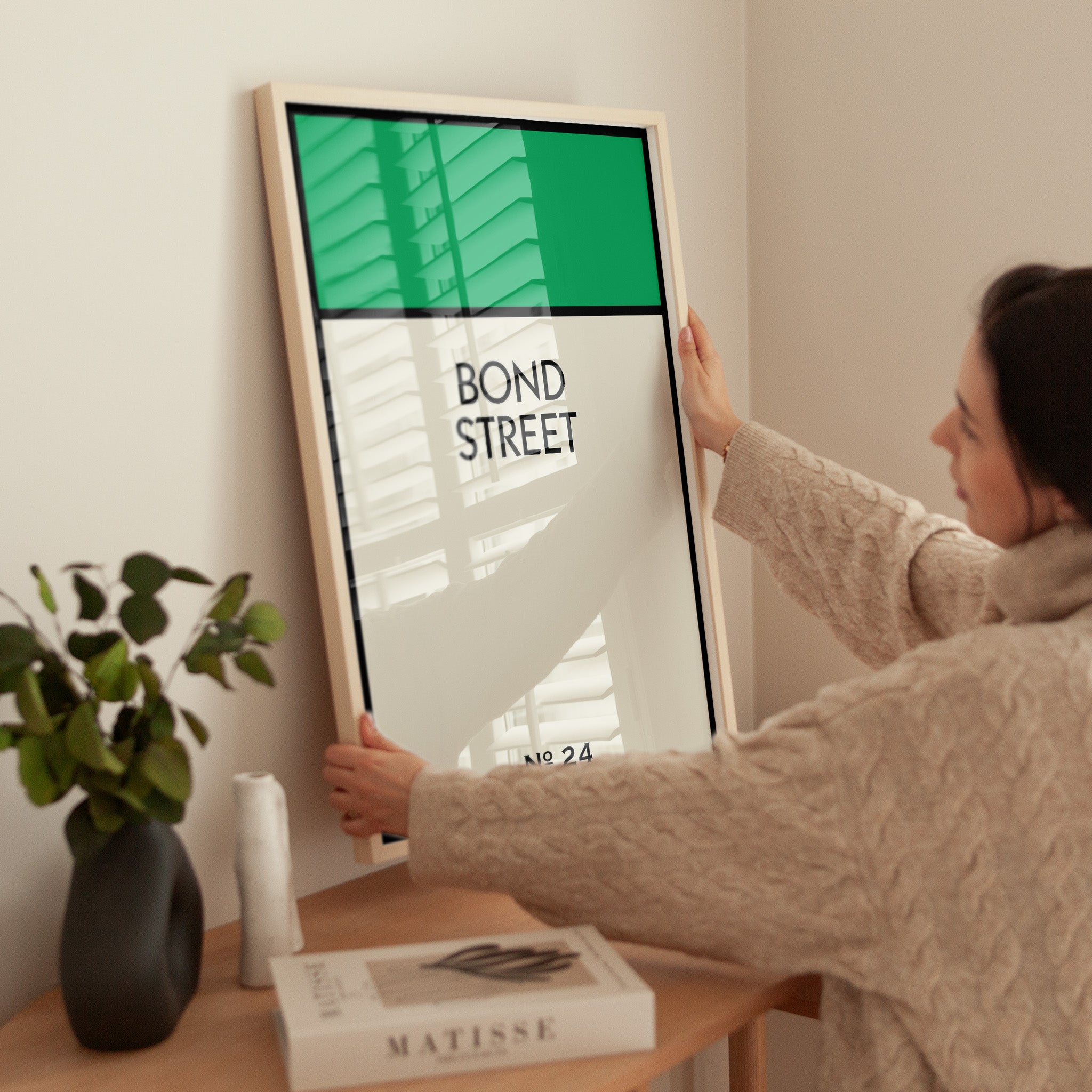 Personalised Street Name Spacer Framed Print (UK Only) New This Week! - Magic Posters