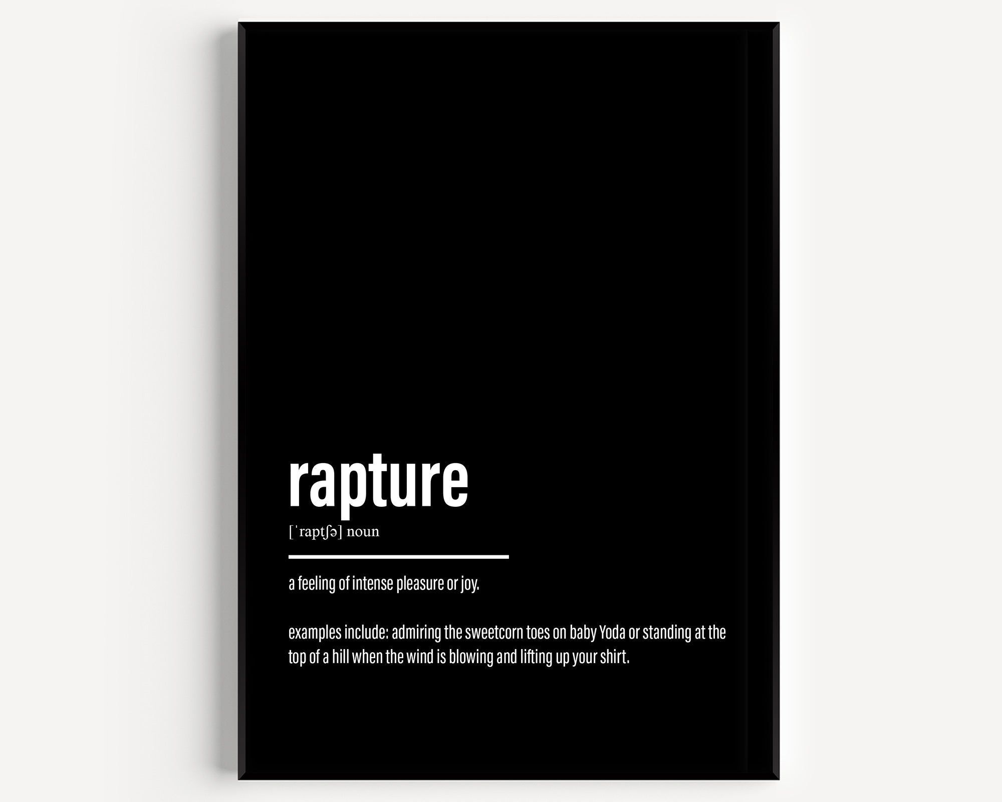 Rapture Definition Print - Magic Posters