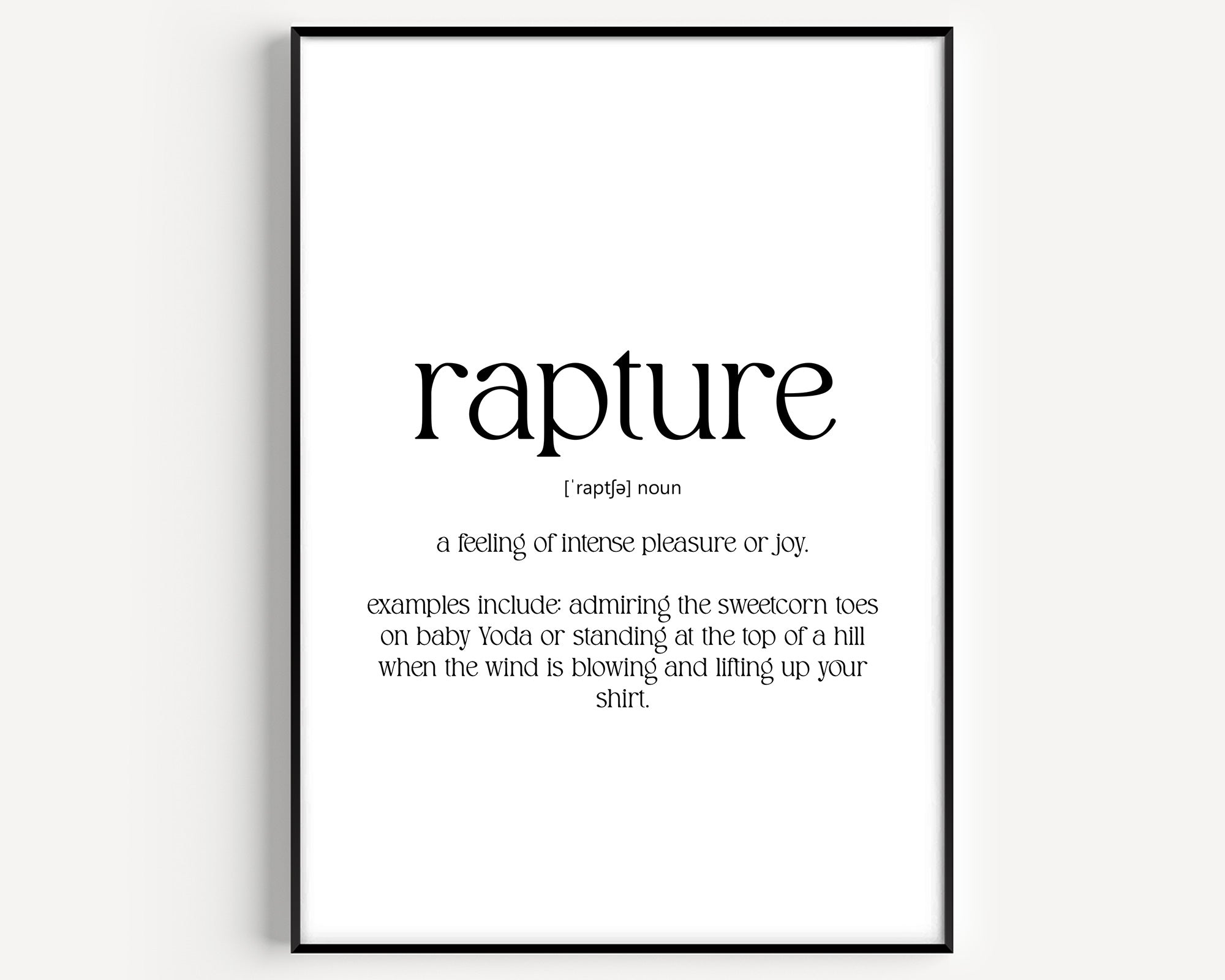 Rapture Definition Print - Magic Posters