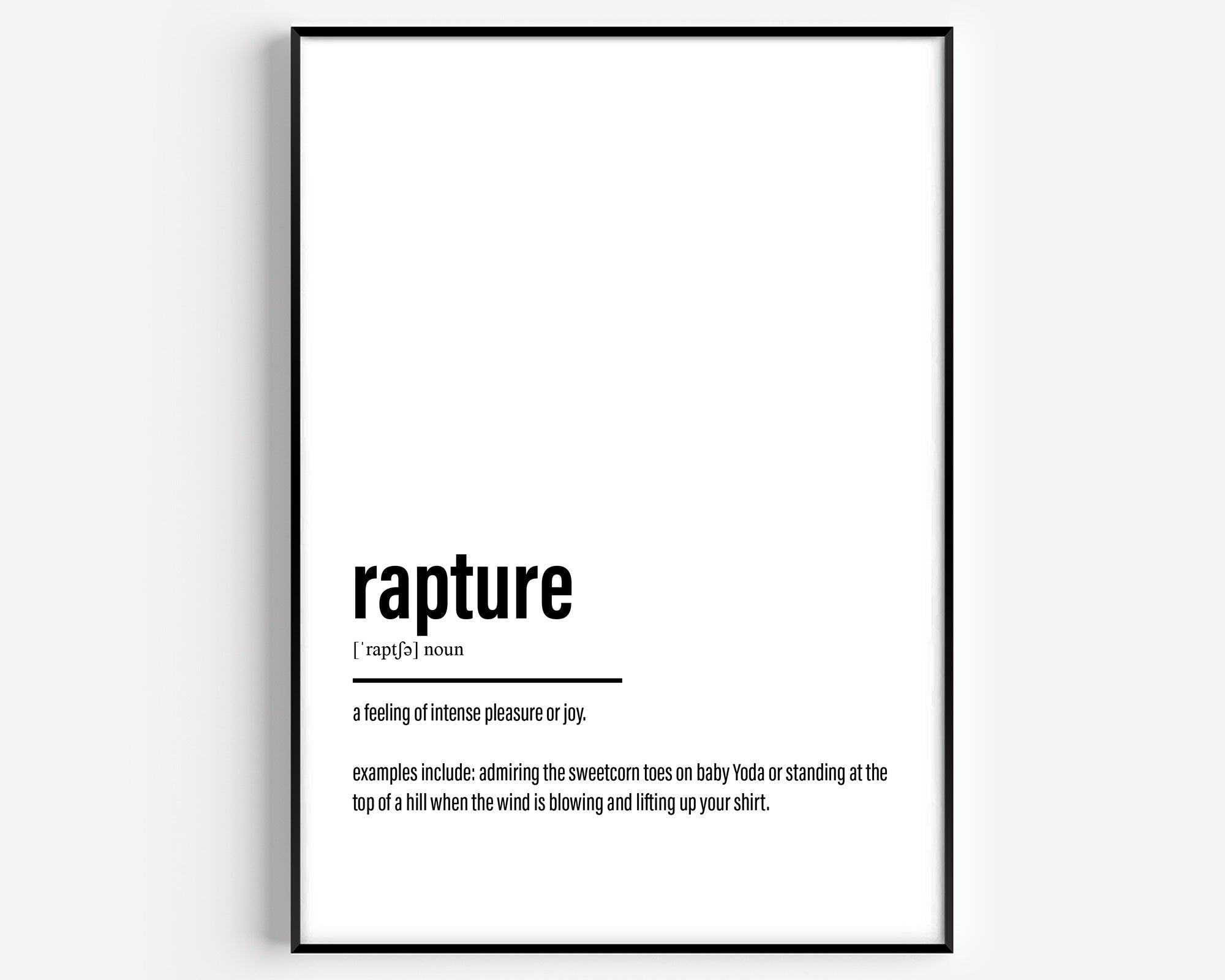 Rapture Definition Print - Magic Posters