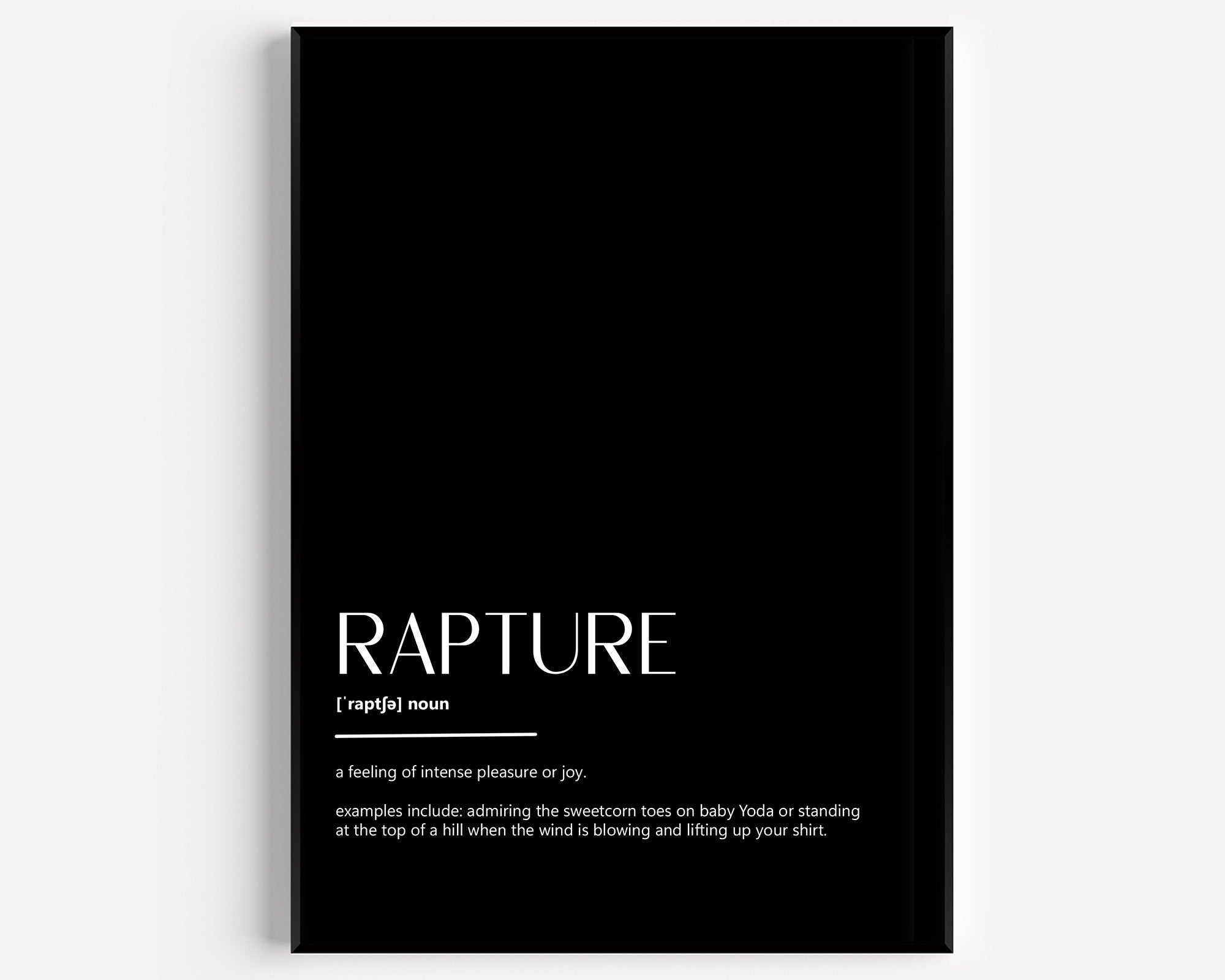 Rapture Definition Print - Magic Posters