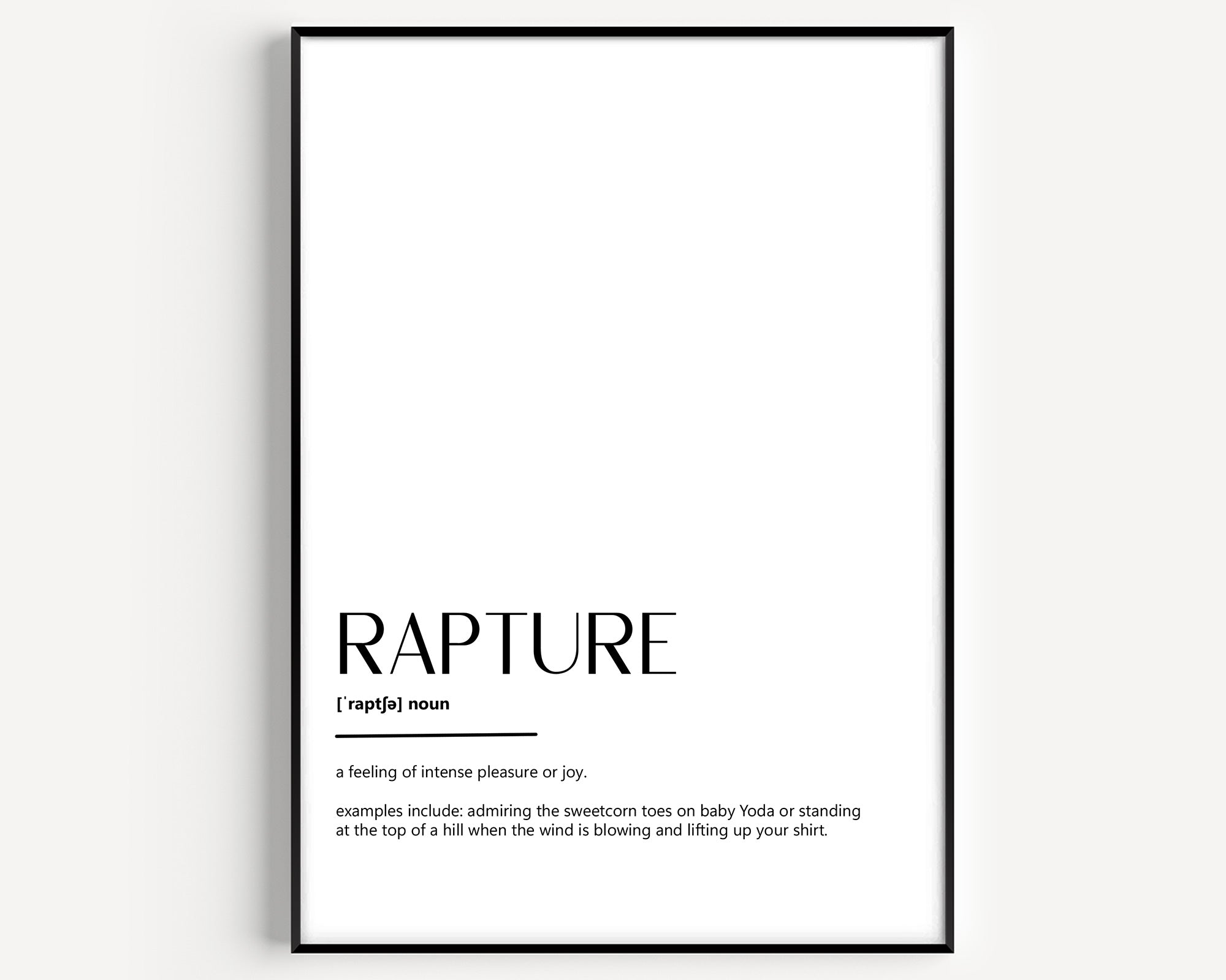 Rapture Definition Print - Magic Posters