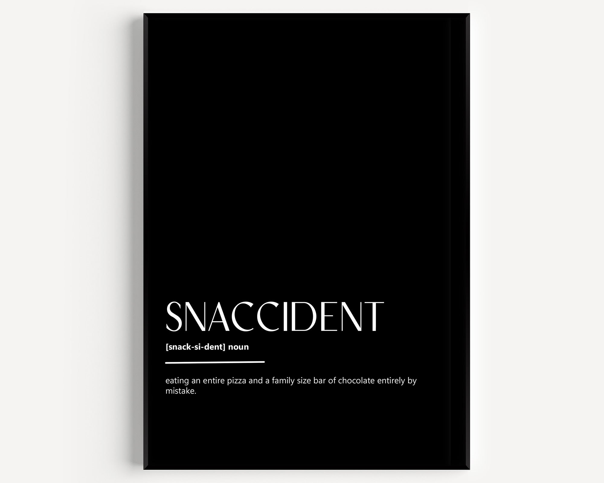 Snaccident Definition Print V2 - Magic Posters