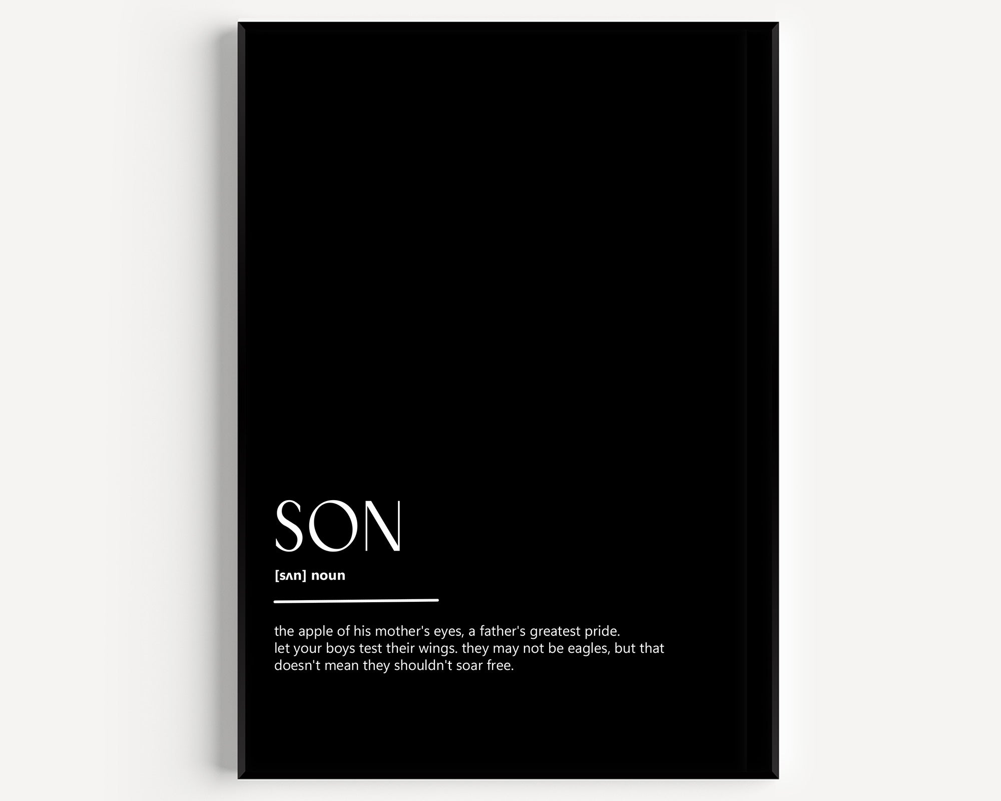 Son Definition Print - Magic Posters
