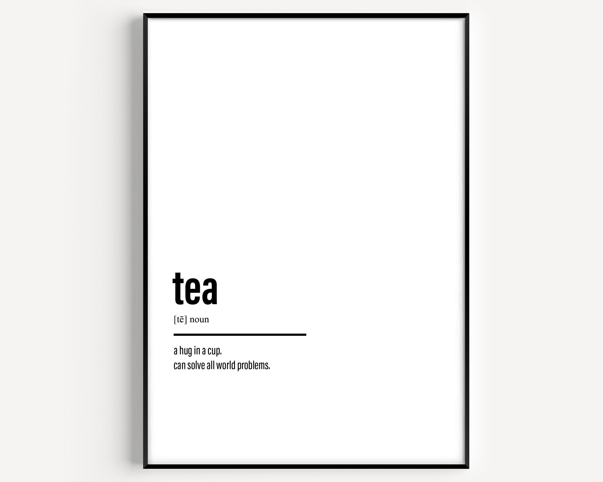 Tea Definition Print V3 - Magic Posters