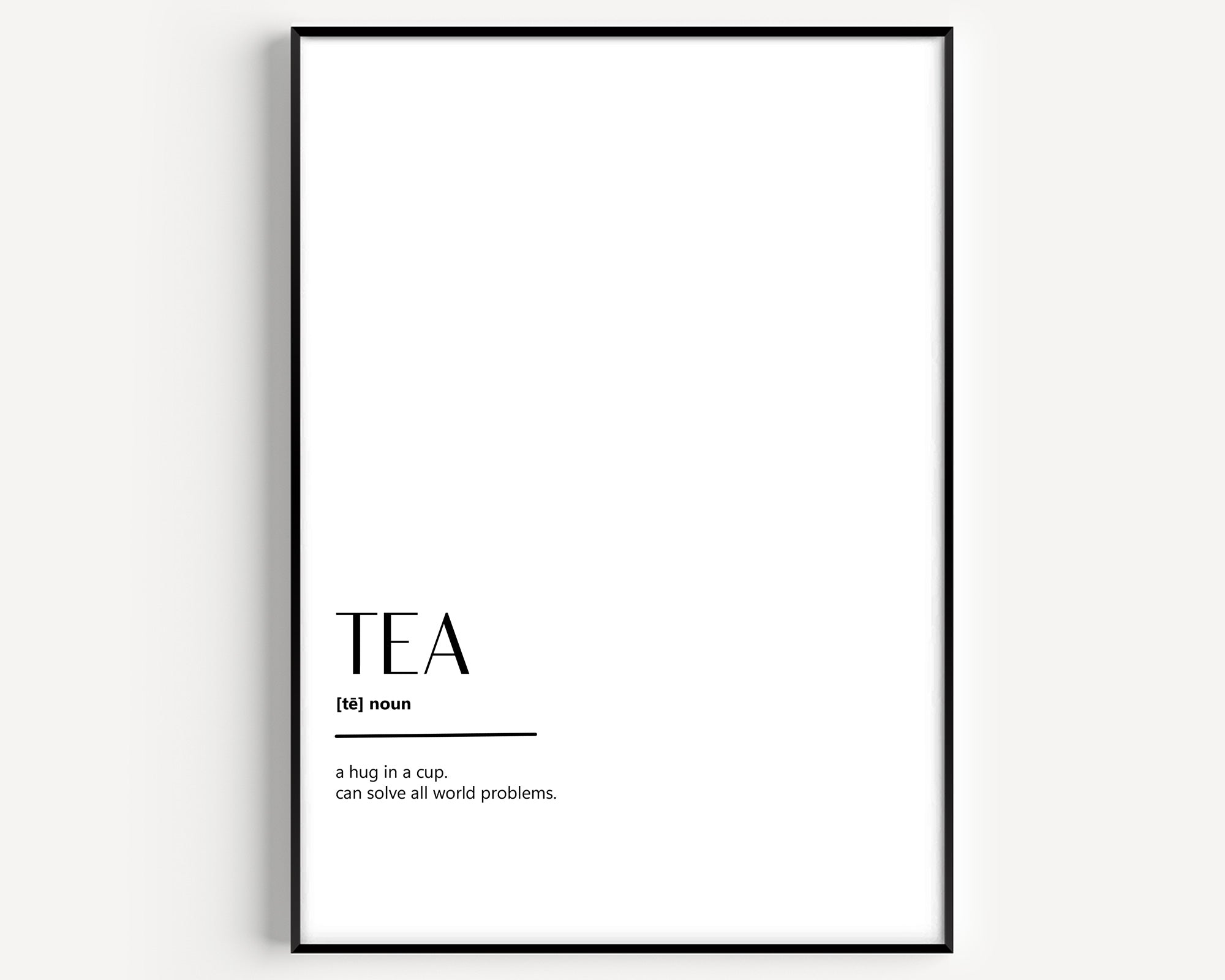 Tea Definition Print V3 - Magic Posters