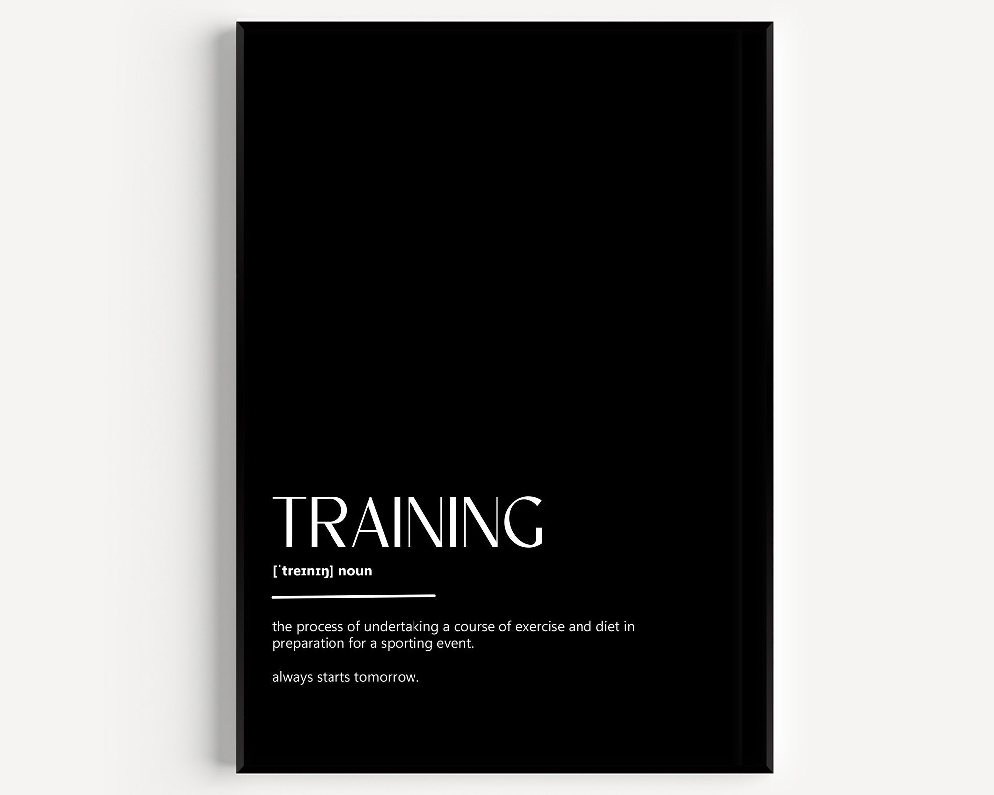 Training Definition Print - Magic Posters