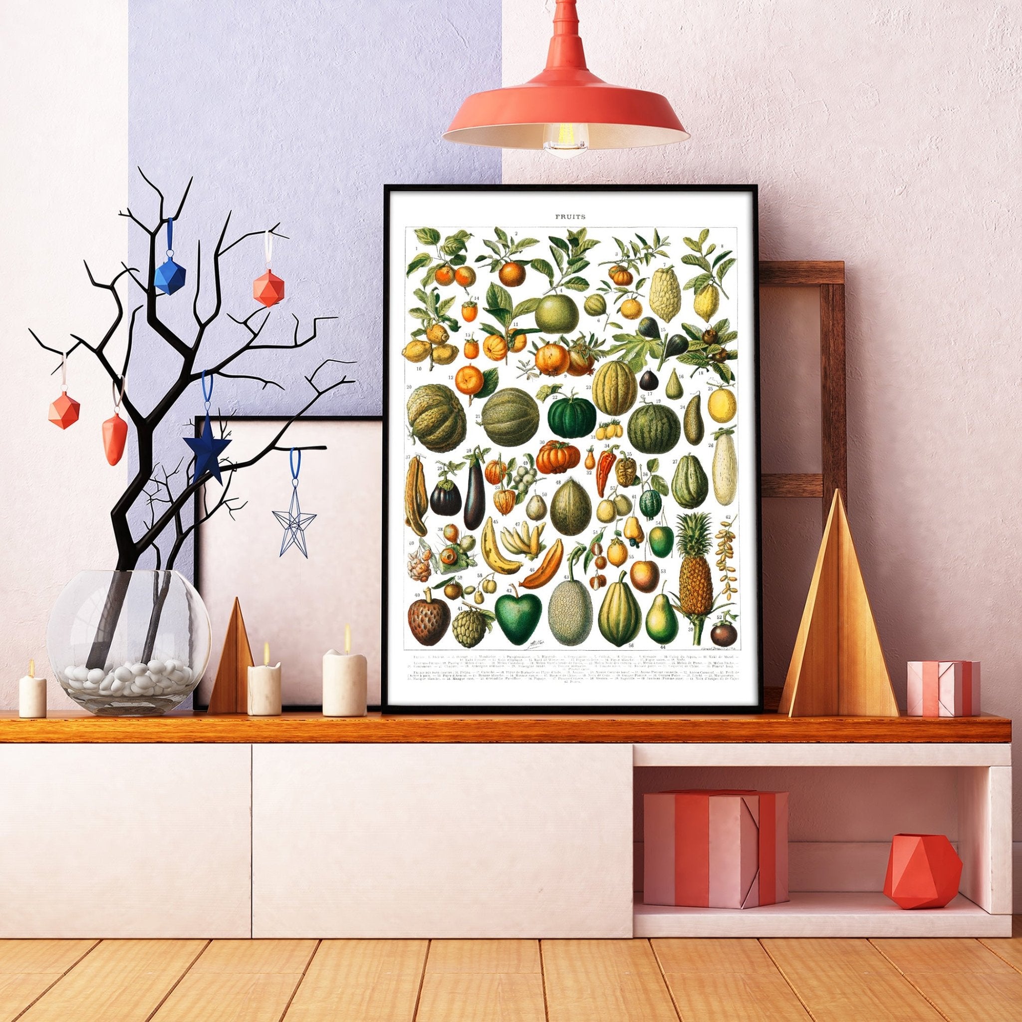 Vintage Variety Of Fruits And Vegetables 1898 Print - Magic Posters