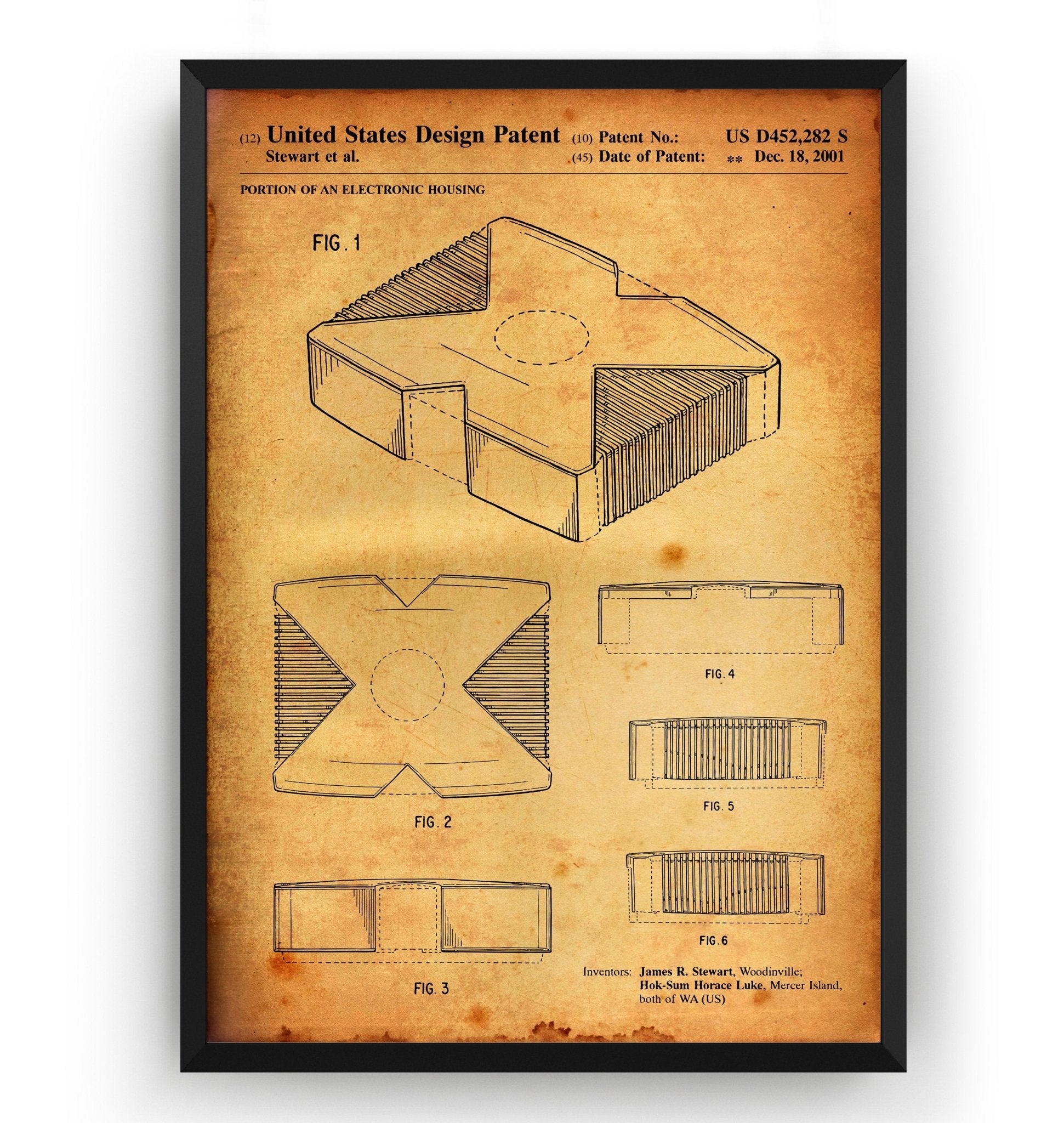 X Console 2001 Patent Print - Magic Posters