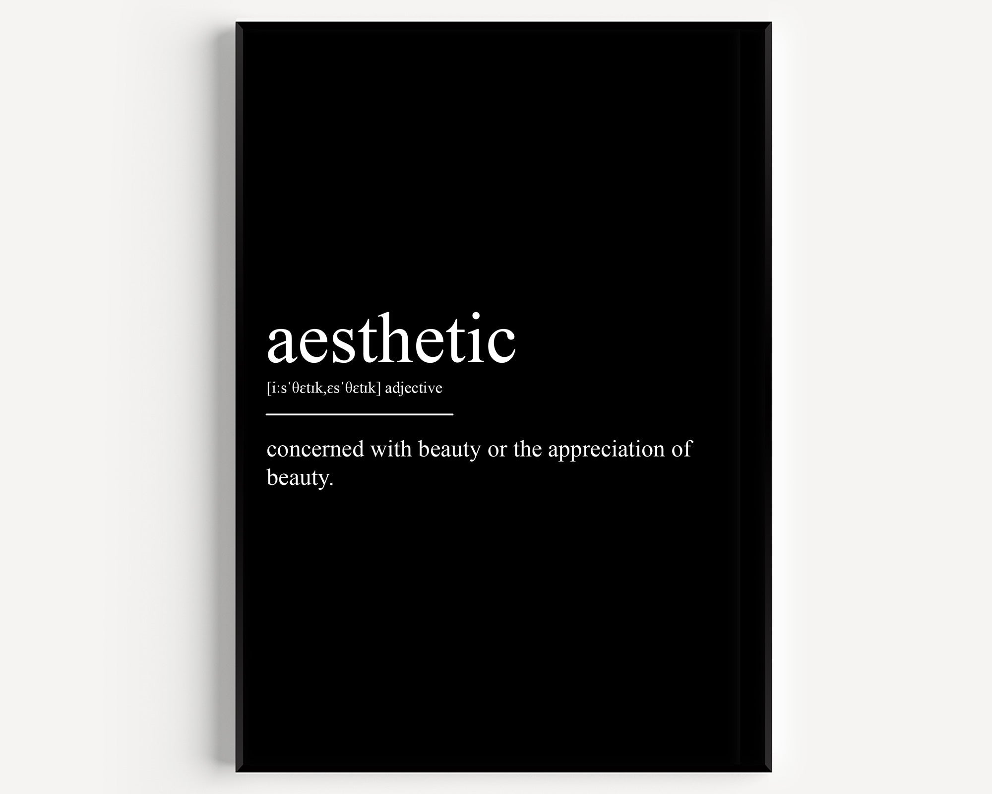 Aesthetic Definition Print - Magic Posters