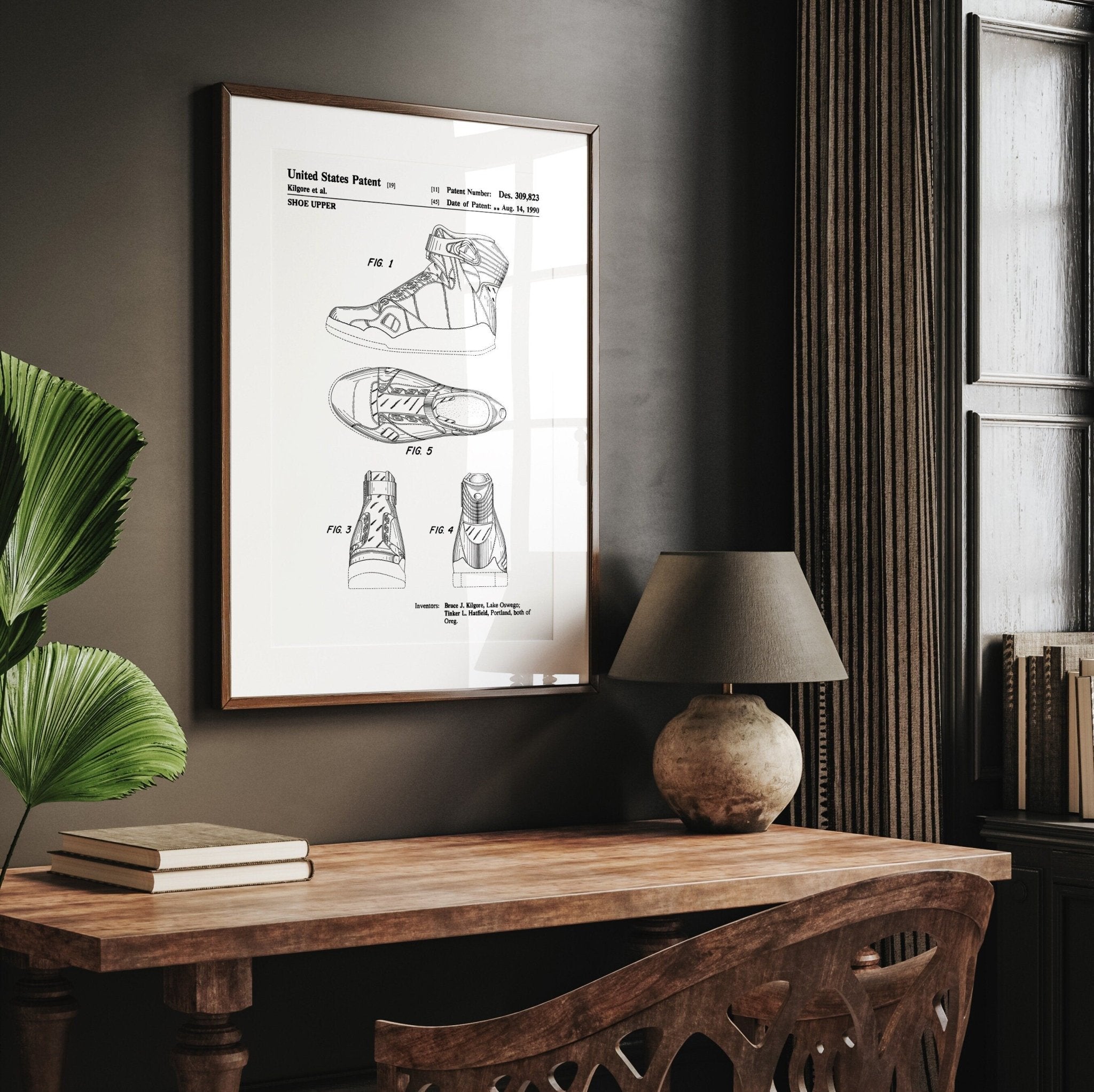 Air Jordan 1990 Patent Print - Magic Posters