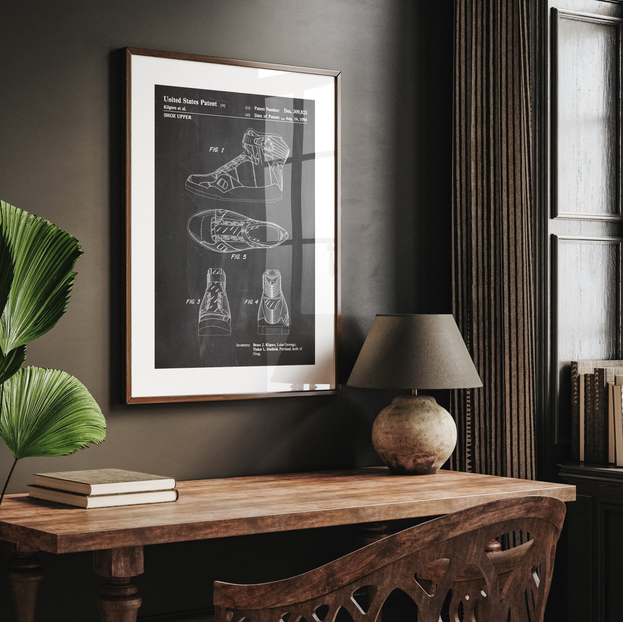 Air Jordan 1990 Patent Print - Magic Posters