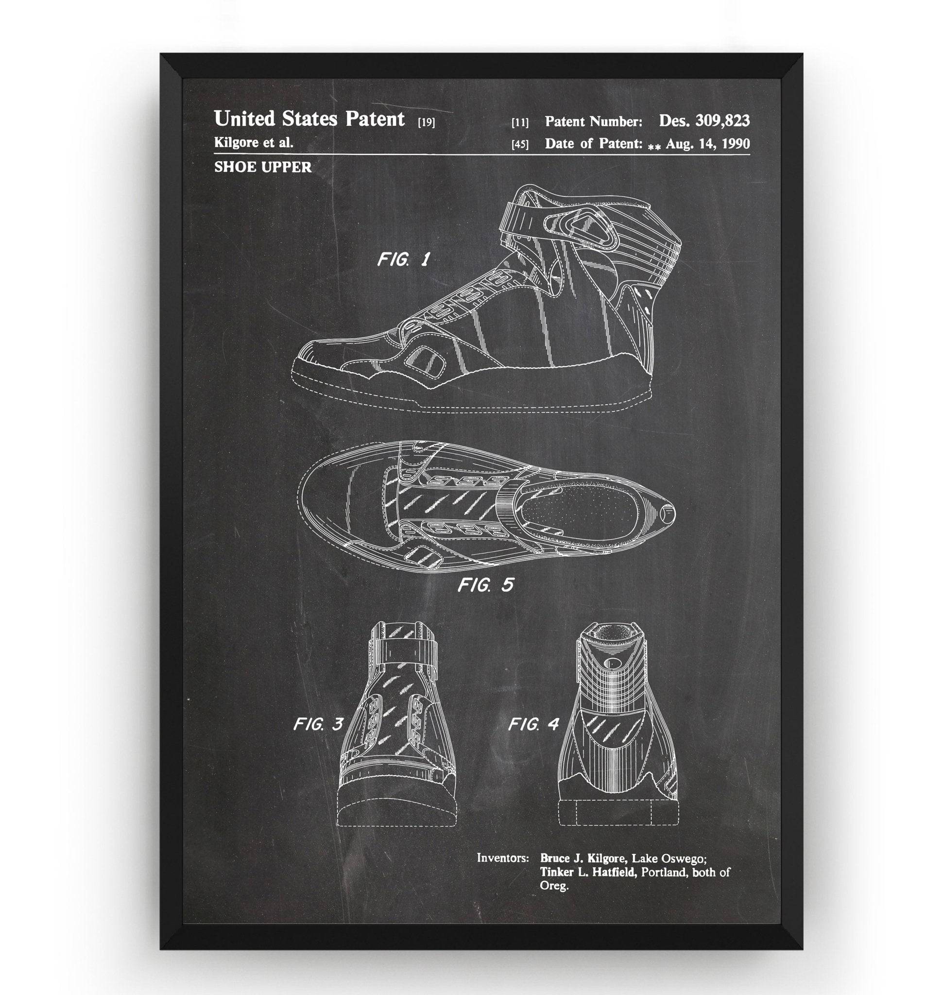 Air Jordan 1990 Patent Print - Magic Posters