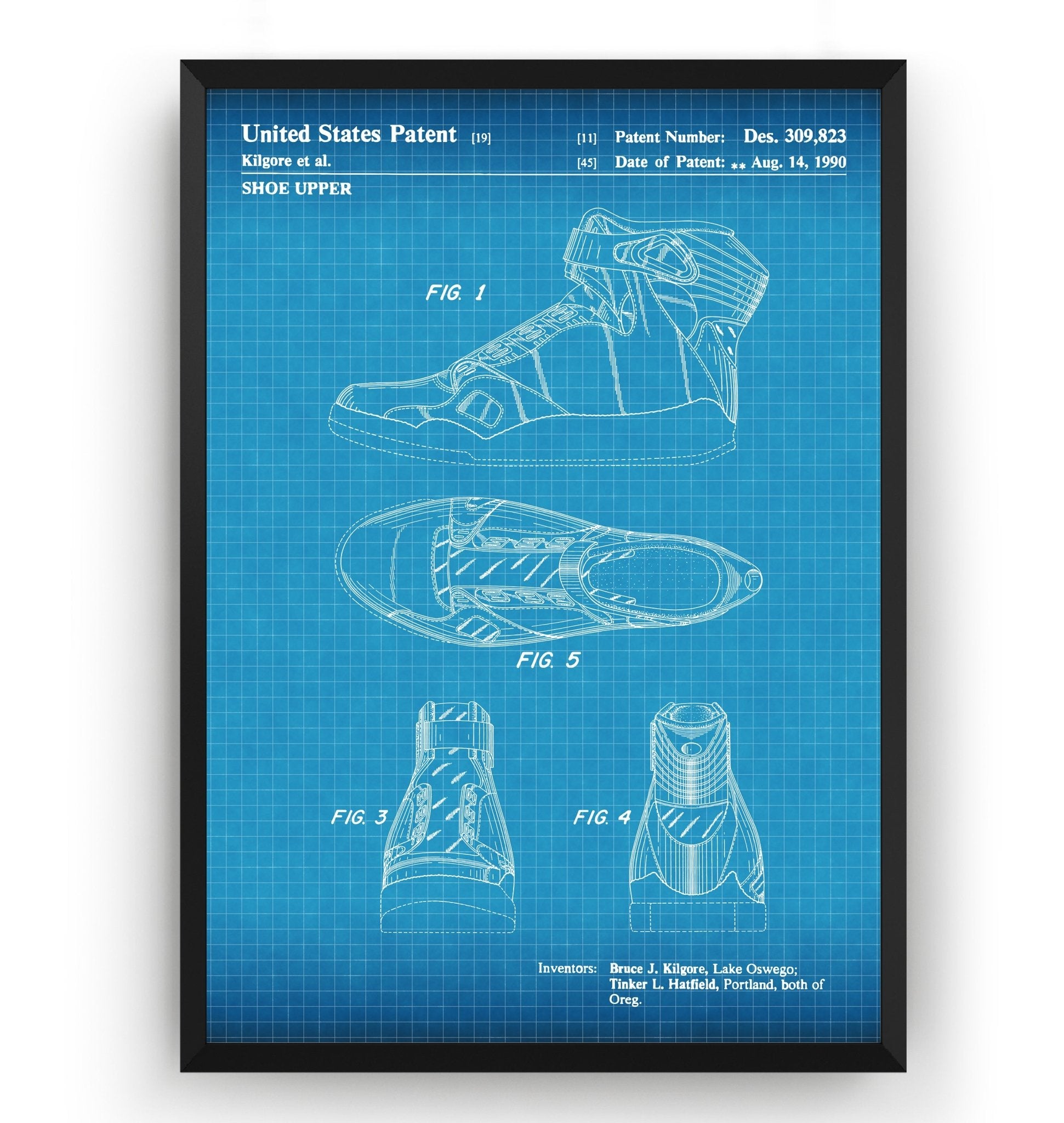 Air Jordan 1990 Patent Print - Magic Posters